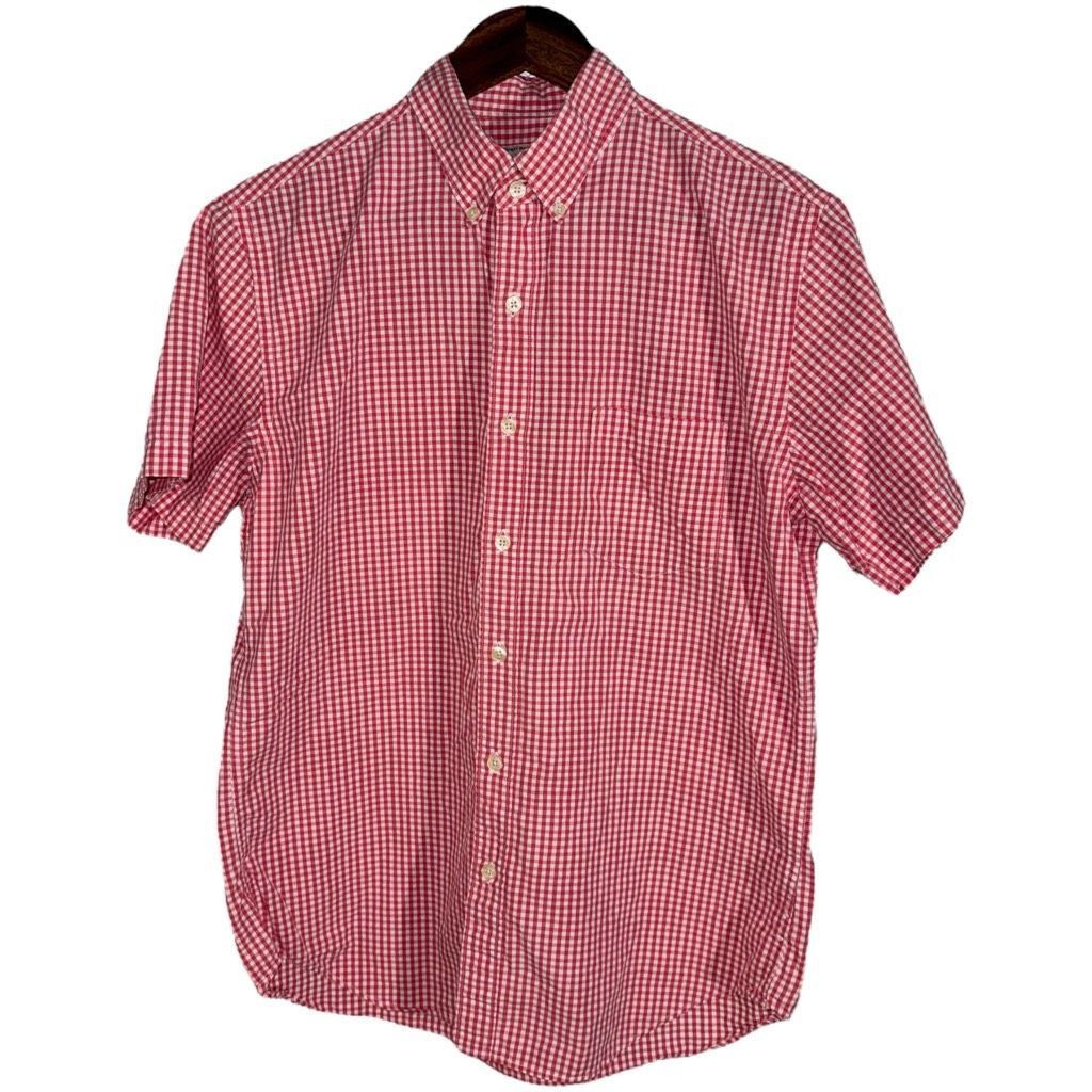 Other J Crew Orange Gingham S/S Button Down Shirt Size M Size US M / EU 48-50 / 2 - 1 Thumbnail