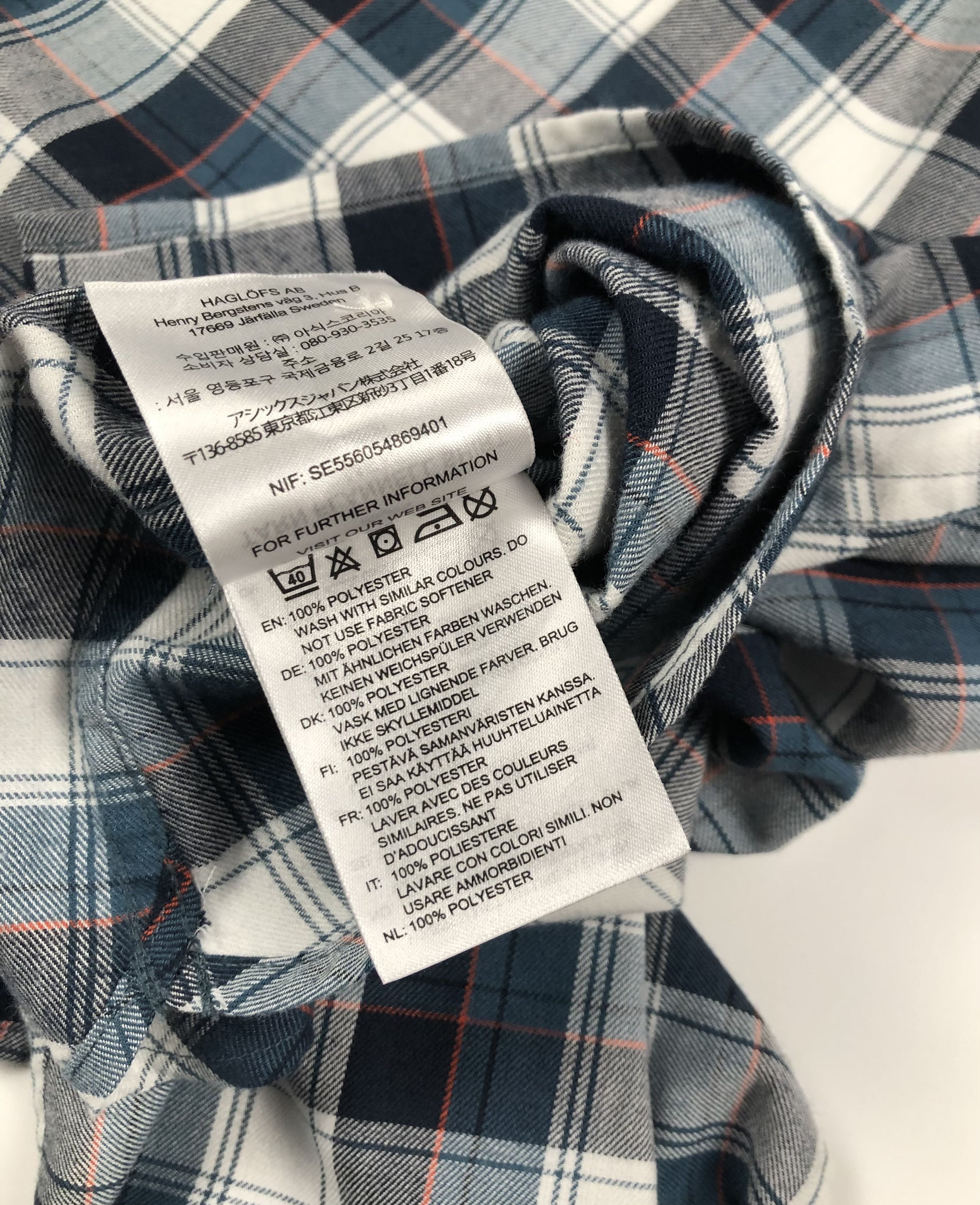 Haglofs Haglofs Tarn Flannel Shirt Size US L / EU 52-54 / 3 - 6 Thumbnail
