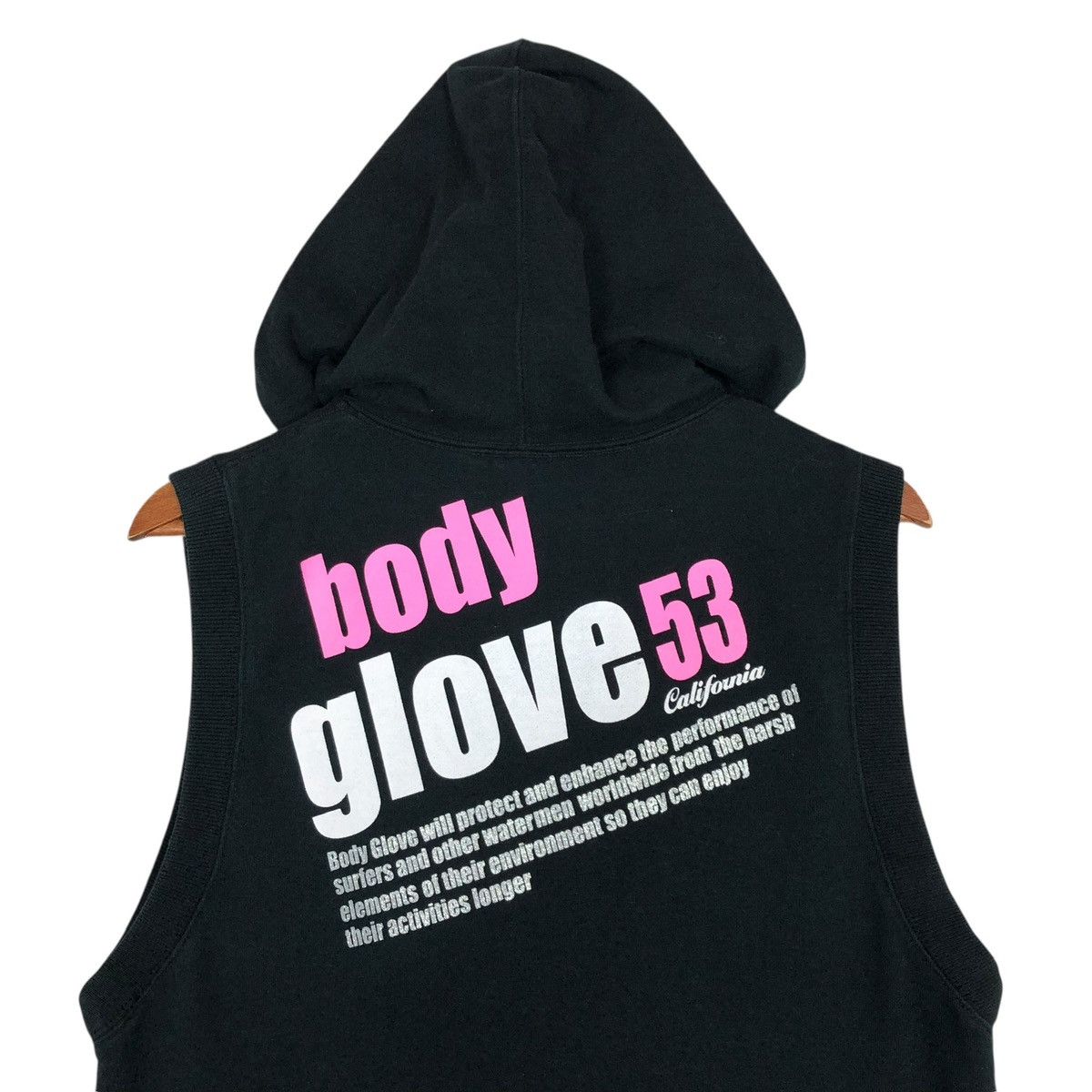 Vintage Body Glove Tank Top Vest Hoodie Streetwear Designer
