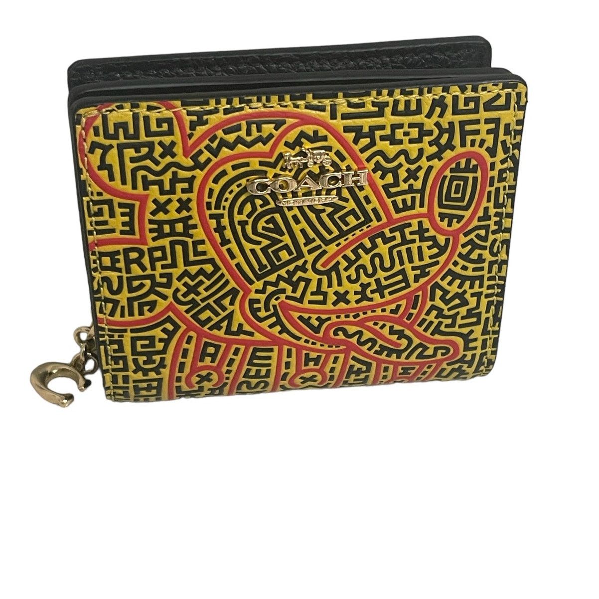 Coach Coach Disney Mickey Mouse X Keith Haring Snap Wallet New Size ONE SIZE - 6 Thumbnail