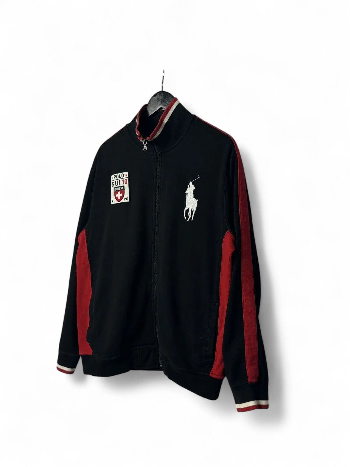 RRL Ralph Lauren Vintage Ralph Lauren Tracksuit Jacket Polo Suisse #10 Size US XL / EU 56 / 4 - 4 Thumbnail
