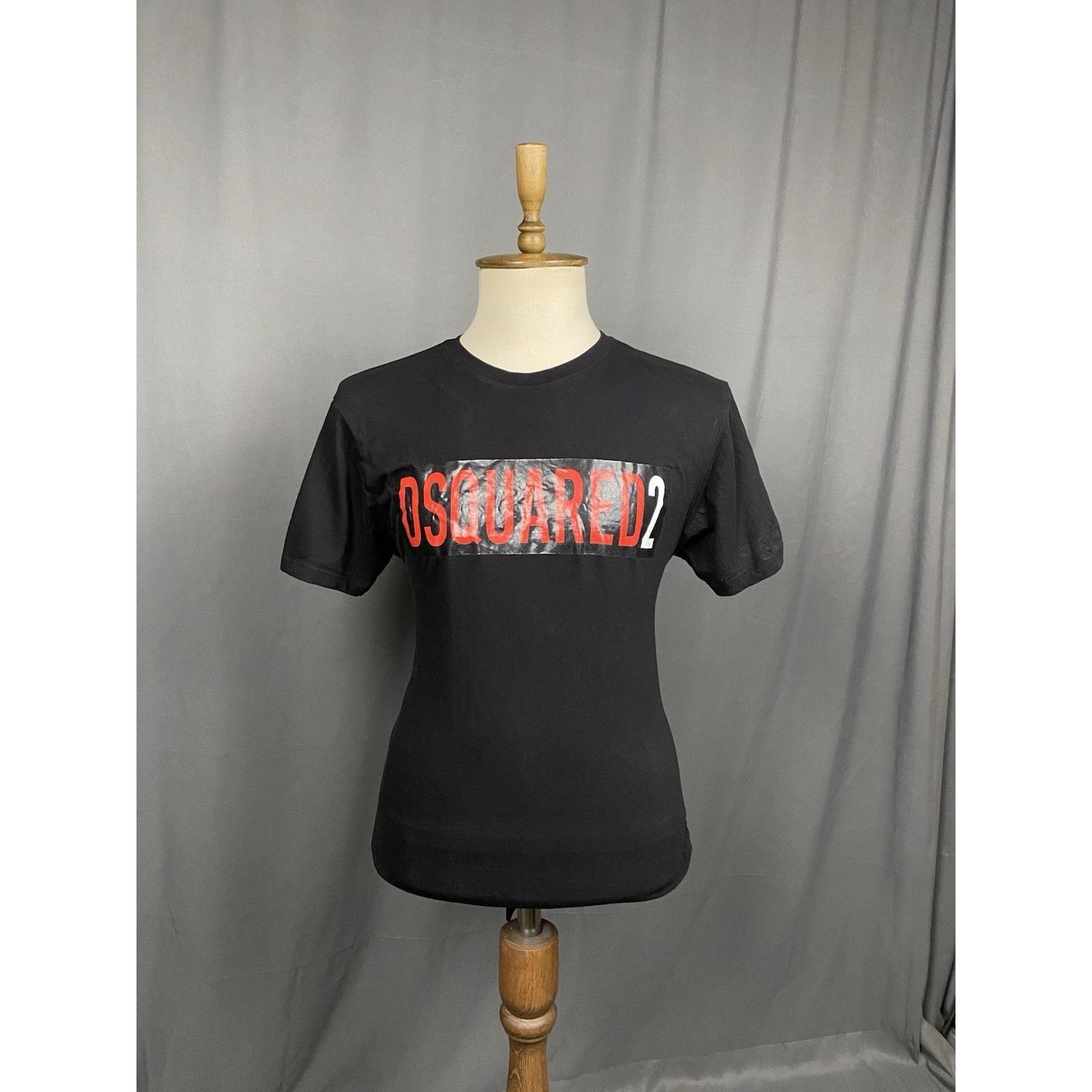 Dsquared2 MINT! Dsquared2 Big Logo Men's Black T-Shirt Size 2XL Size US XXL / EU 58 / 5 - 1 Thumbnail