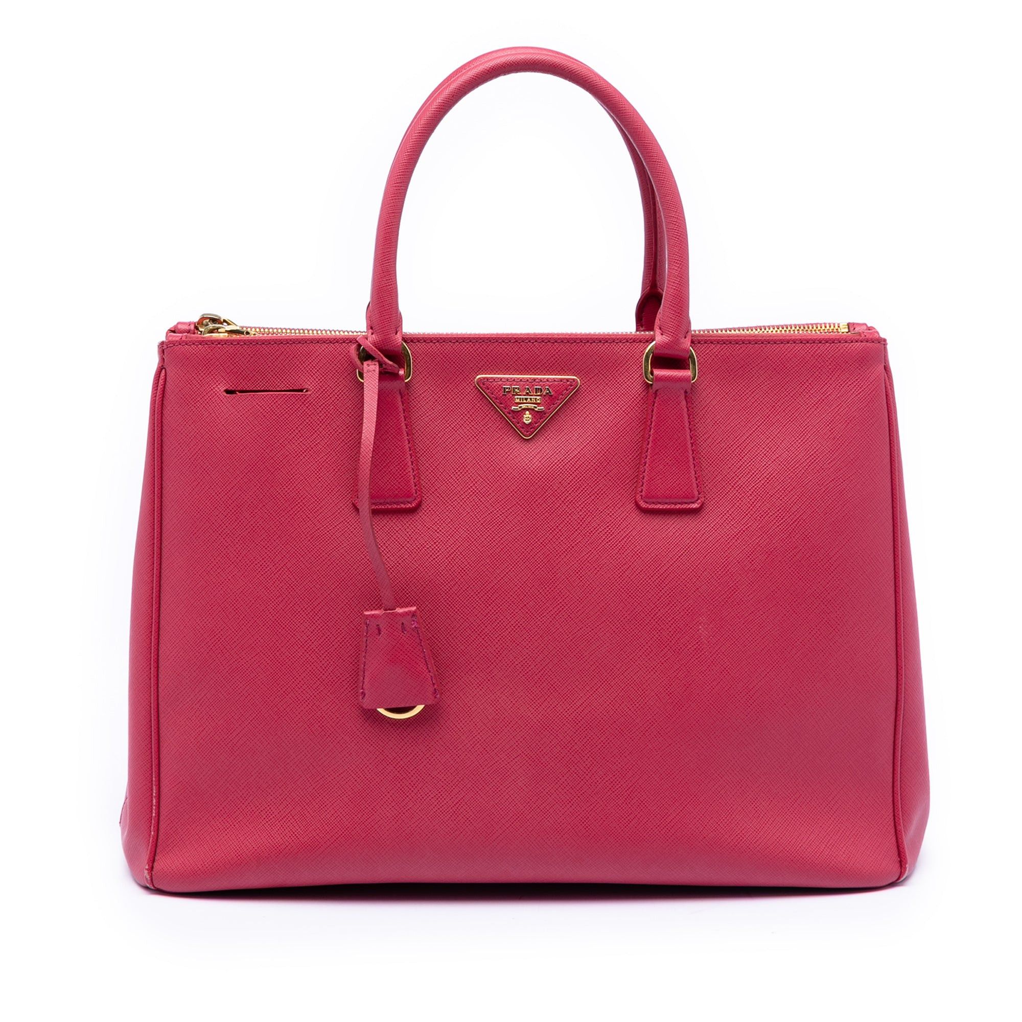 Prada Large Saffiano Lux Galleria Double Zip Satchel Size ONE SIZE - 1 Thumbnail