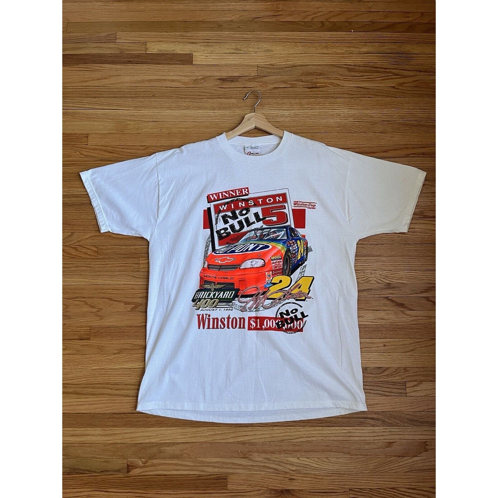 NASCAR VINTAGE NASCAR WINSTON CUP GRAPHIC T SHIRT MENS SIZE XL 90S Size US XL / EU 56 / 4 - 2 Thumbnail