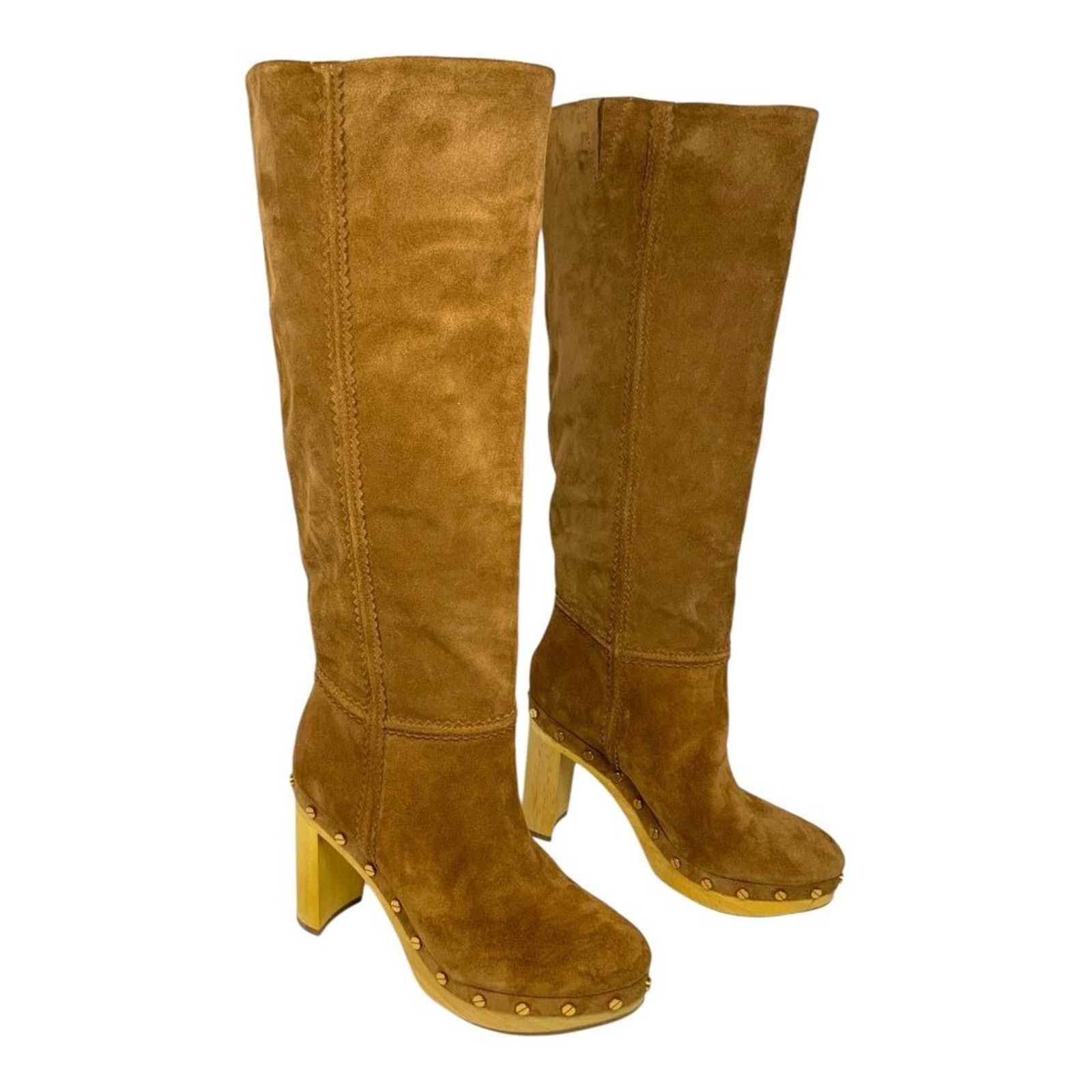 Veronica Beard Veronica Beard Glendale Suede Knee High Boots Sz 6 $695 MSRP Size US 6 / IT 36 - 3 Thumbnail