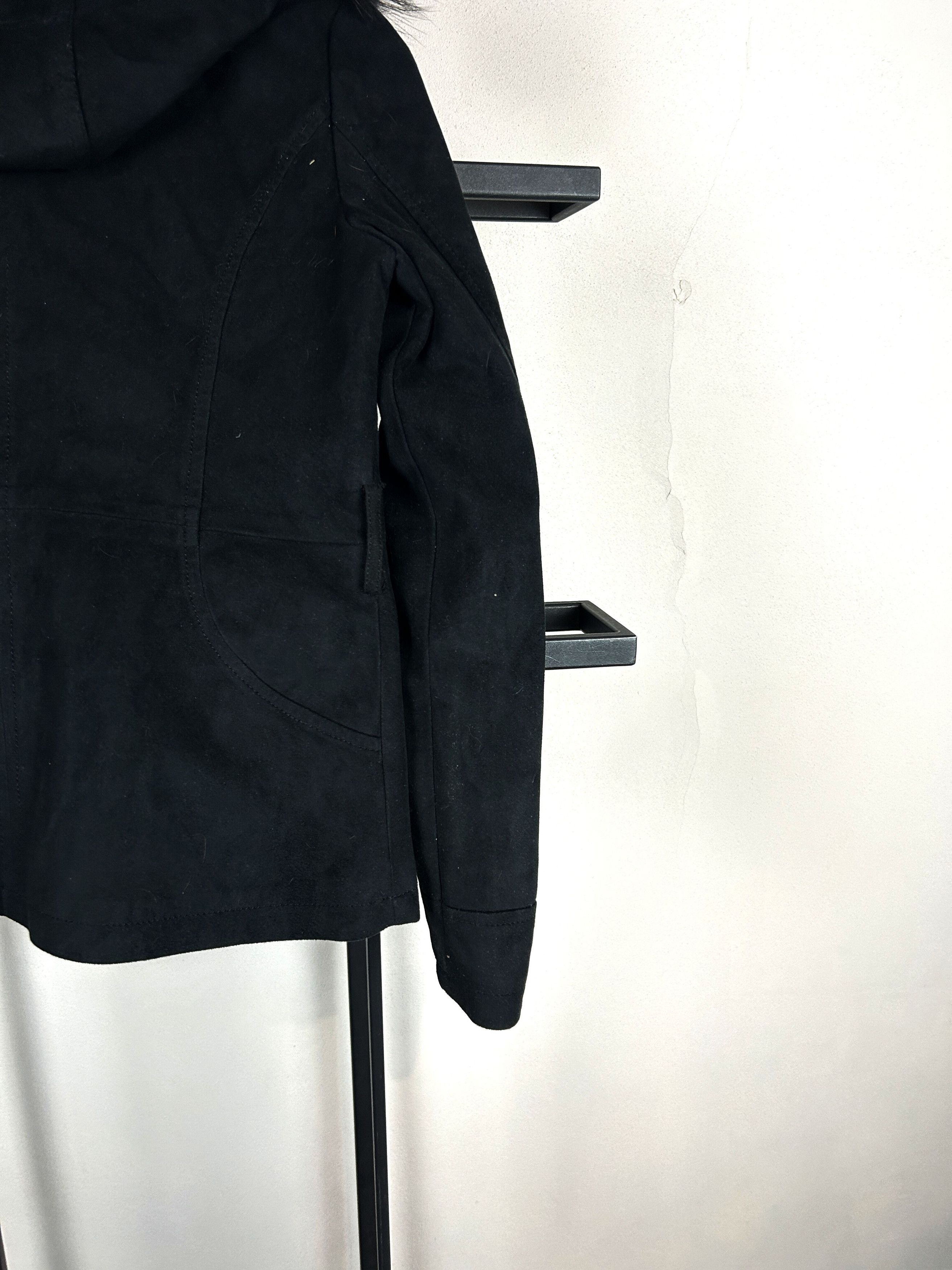 Diesel Y2K Black Jacket Fur Hood Military Vintage Archive Style Size US S / EU 44-46 / 1 - 6 Thumbnail