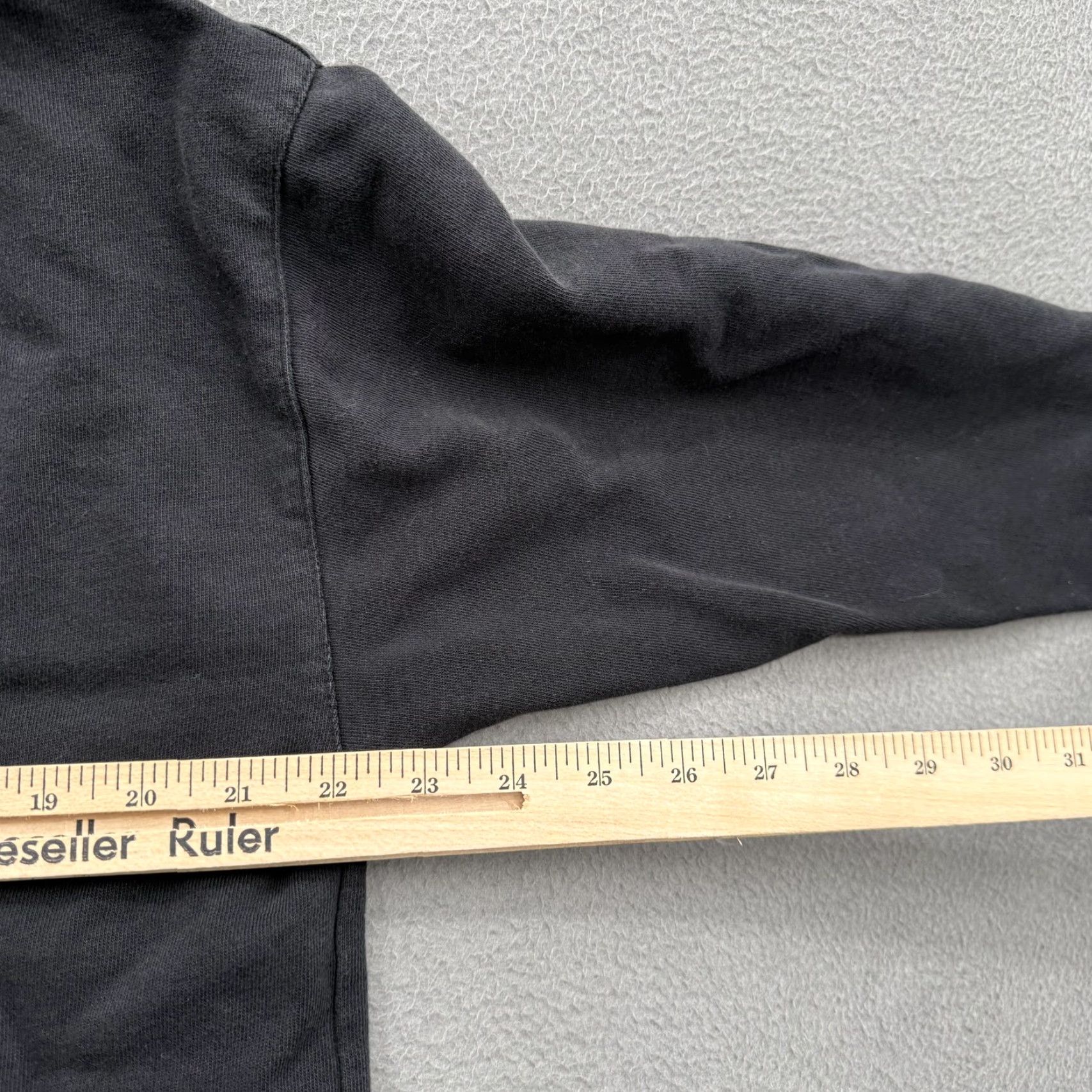 Teddy Fresh Teddy Fresh Hoodie Mens Medium Black Pullover Embroidered Back Logo Sweatshirt Graphic Print Crew Neck Pockets Size US M / EU 48-50 / 2 - 5 Thumbnail