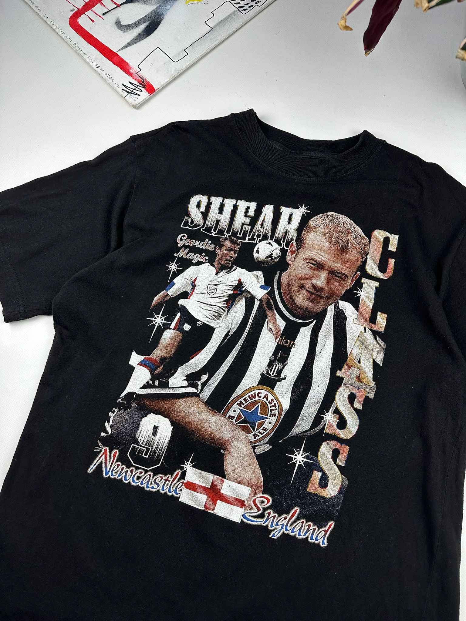 Vintage Vintage 90s Shearer Newcastle England T-shirt Football Size US M / EU 48-50 / 2 - 2 Thumbnail