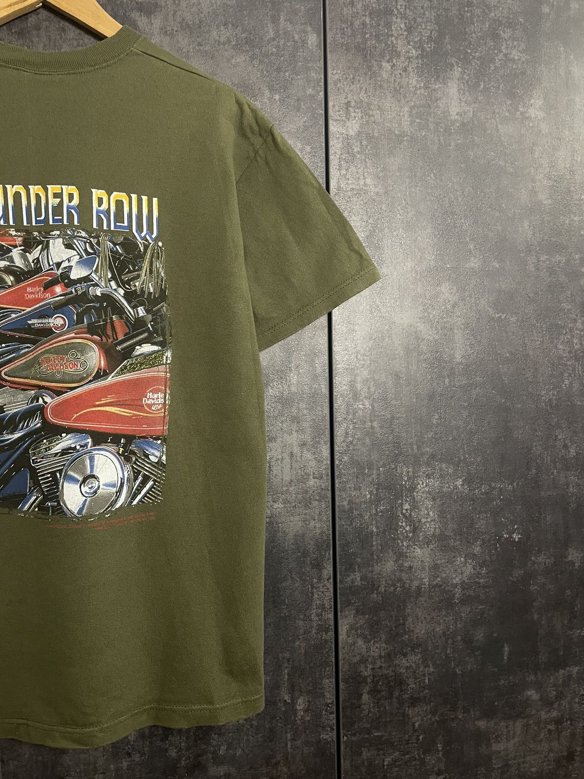 Vintage Rare 1998 Harley Davidson Thunder Row T-shirt 3D Emblem USA Size US M / EU 48-50 / 2 - 4 Thumbnail
