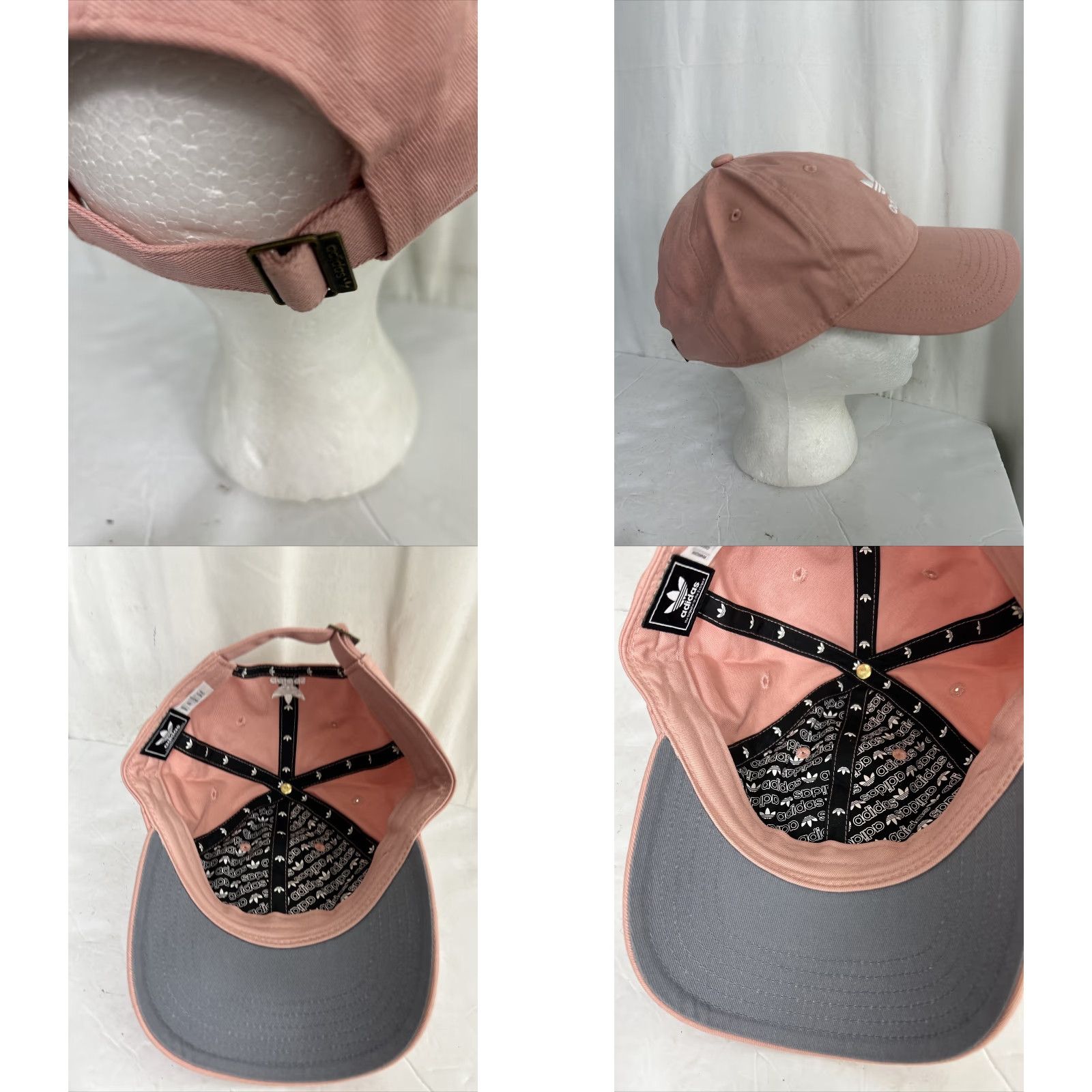 Adidas Adidas Womens Baseball Cap Adjustable Trifoil Pink White Strap Back Osfw Colorful Cap Womens Size ONE SIZE - 8 Thumbnail