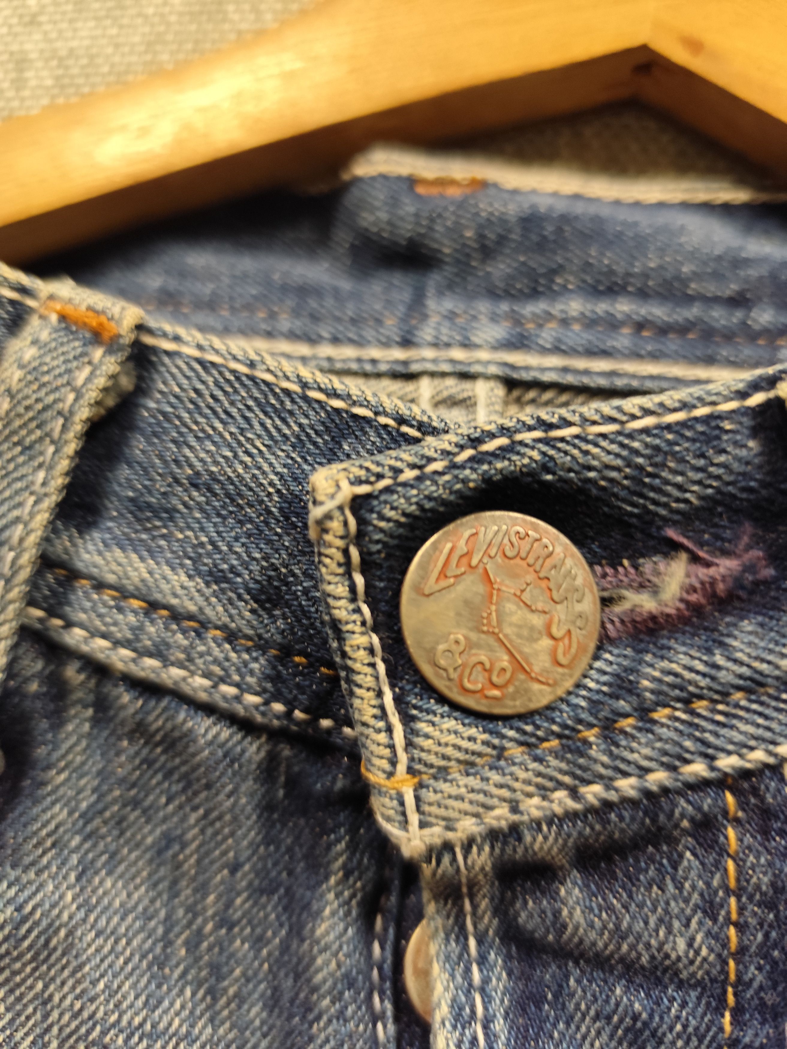 Levi's vintage levi's selvedge back buckle Size 29" - 7 Thumbnail