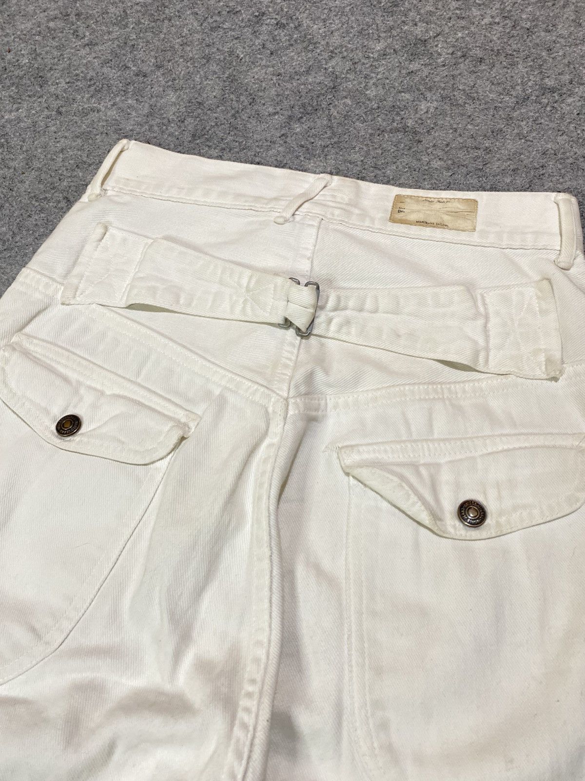 Kapital Kapital Japan White Buckleback Denim Size US 27 - 15 Thumbnail