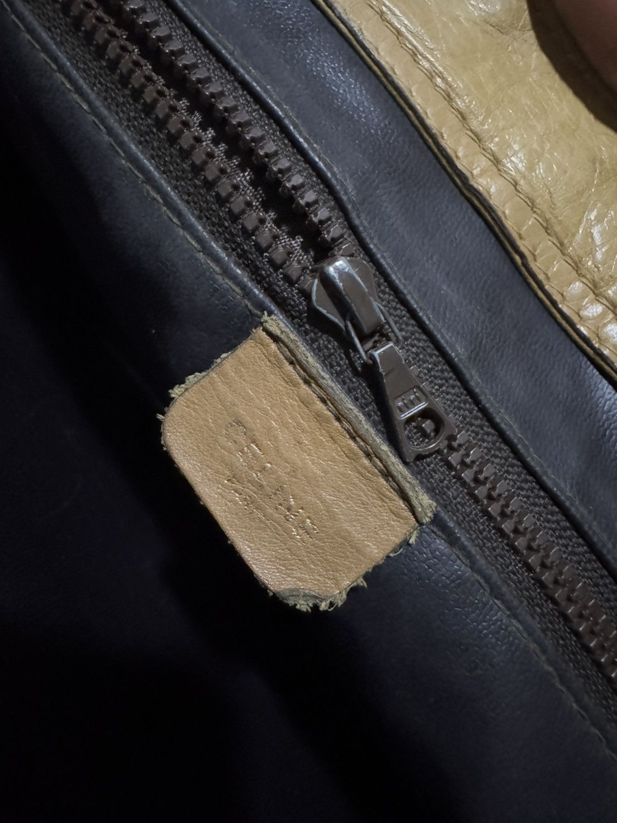 Celine × Vintage Vtg Leather Boston Bag Old Celine Macadam Monogram Size ONE SIZE - 9 Thumbnail