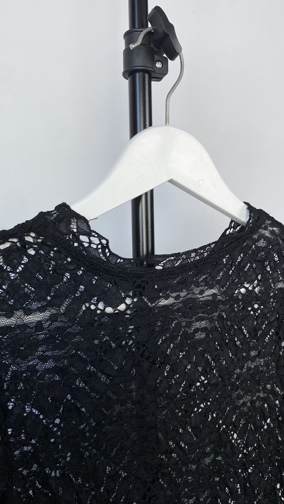 20471120 × Japanese Brand × Vintage Vintage crazy Lace Mesh Gothic Blouse Size S / US 4 / IT 40 - 9 Thumbnail
