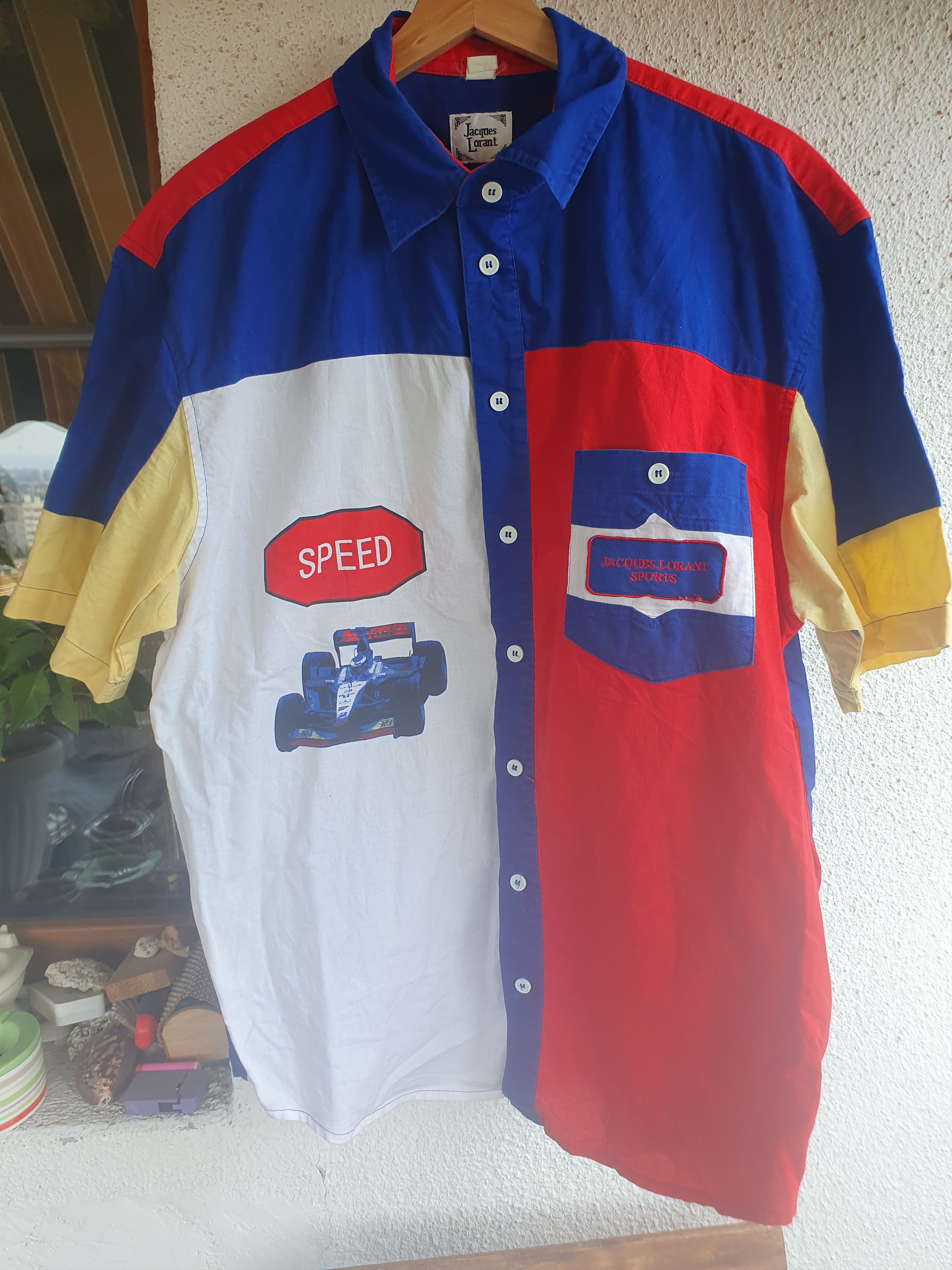 Other Jacques Lorant Sport Racing Short Sleeve Shirt sz XL Size US XL / EU 56 / 4 - 3 Thumbnail