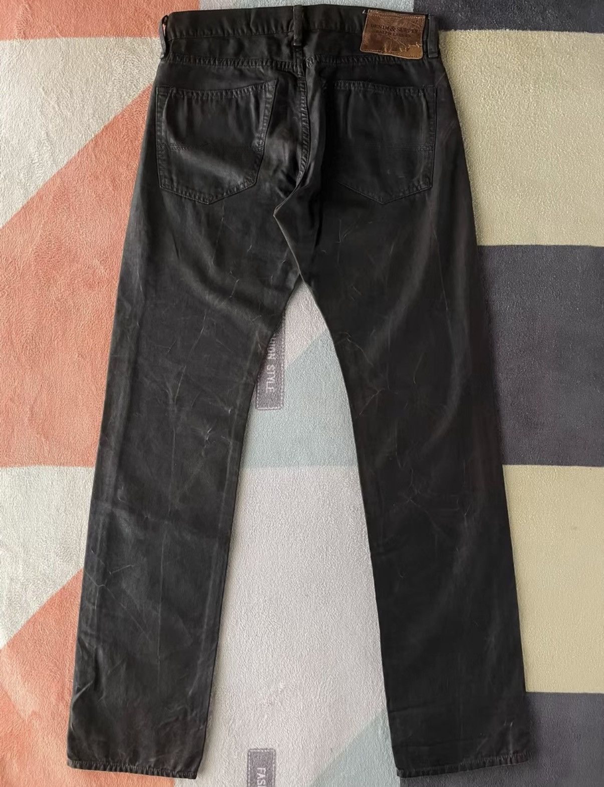 Denim & Supply Ralph Lauren Denim Supply Ralph Lauren Coated Canvas Pants K22 Size US 29 - 9 Thumbnail