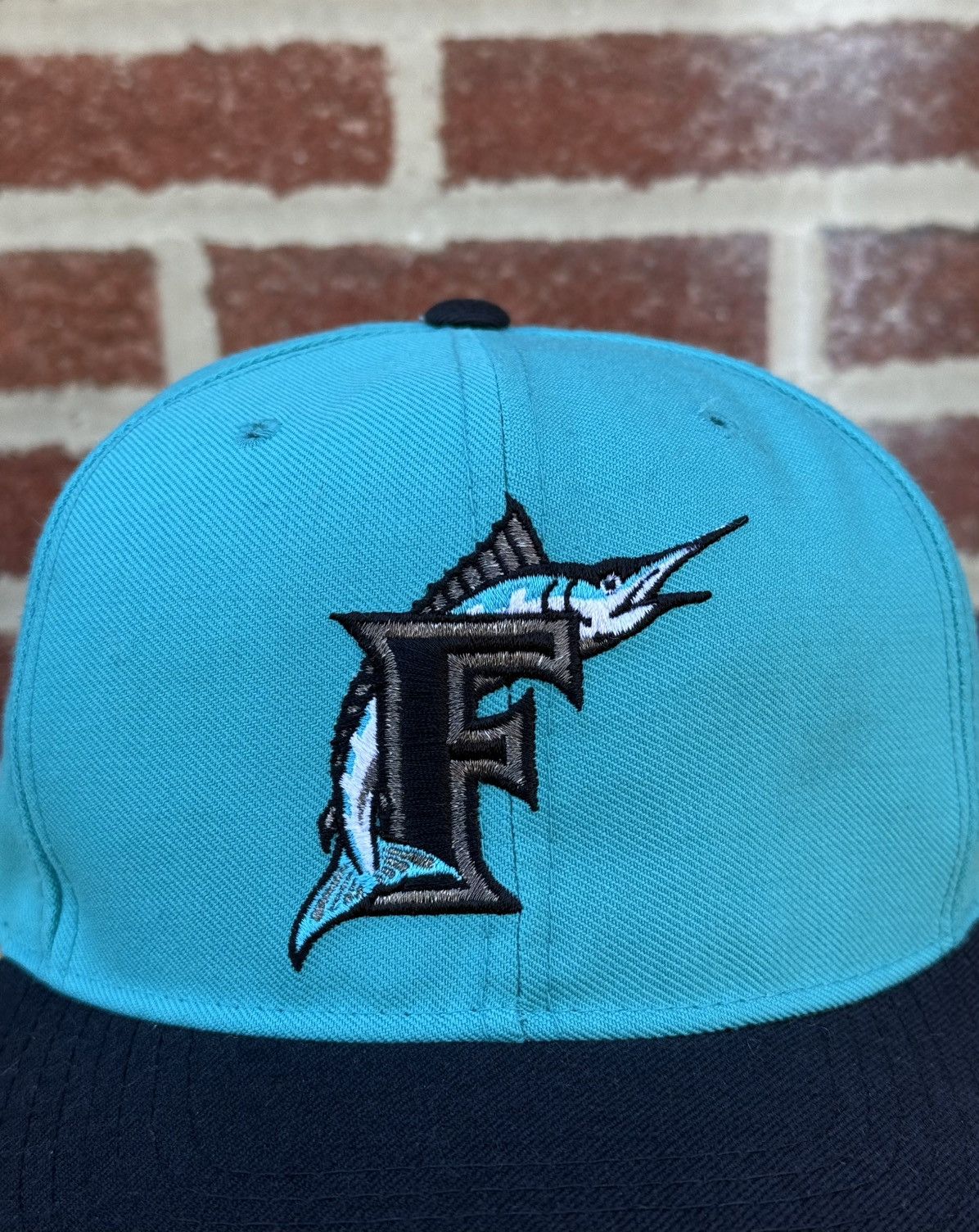 MLB Vintage 90’s New Era MLB Florida Marlins Plain Logo Cap Size ONE SIZE - 2 Thumbnail