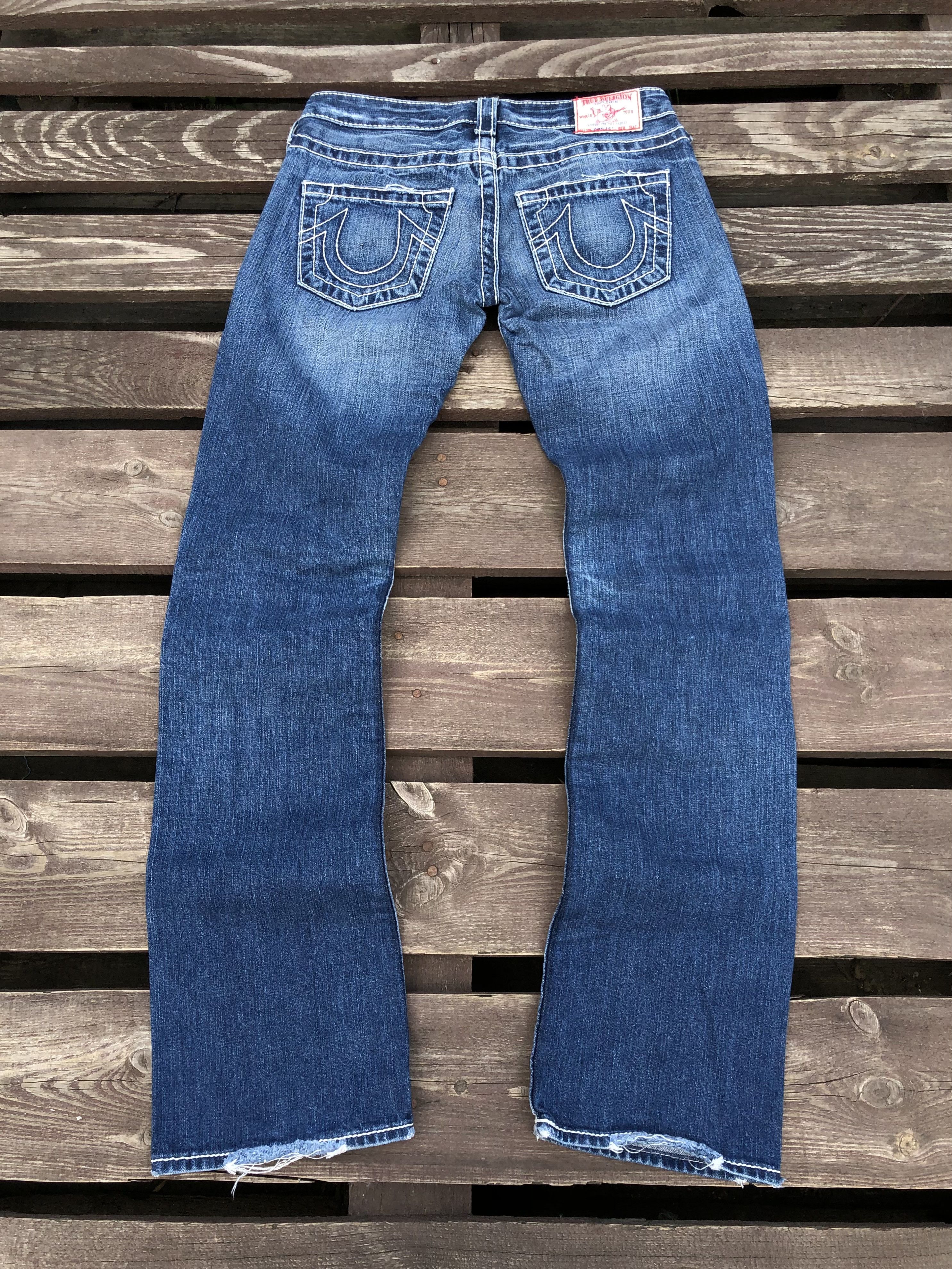 True Religion True Religion Y2K Vintage Johnny Big T Denim Jeans Size 27 Size 27" / US 4 / IT 40 - 1 Thumbnail