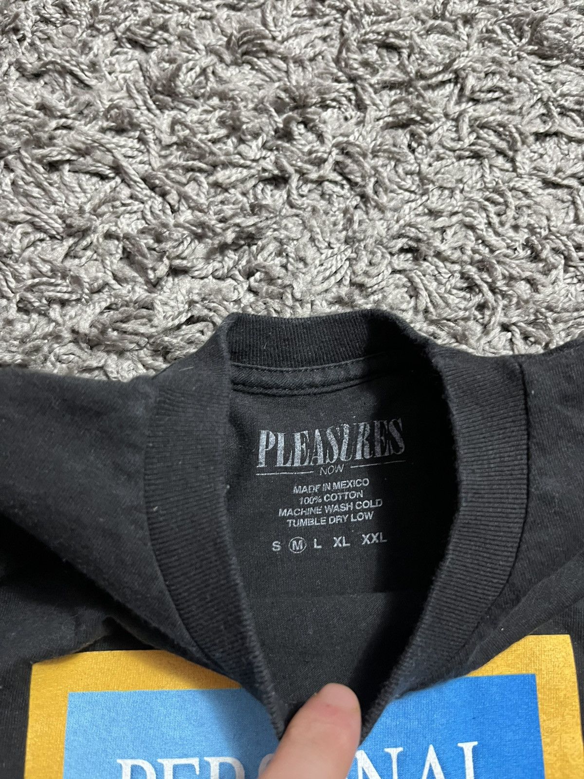 Pleasures PLEASURES BOUNDARY COTTON LONG SLEEVE T-SHIRT Y2K STYLE Size US M / EU 48-50 / 2 - 3 Thumbnail
