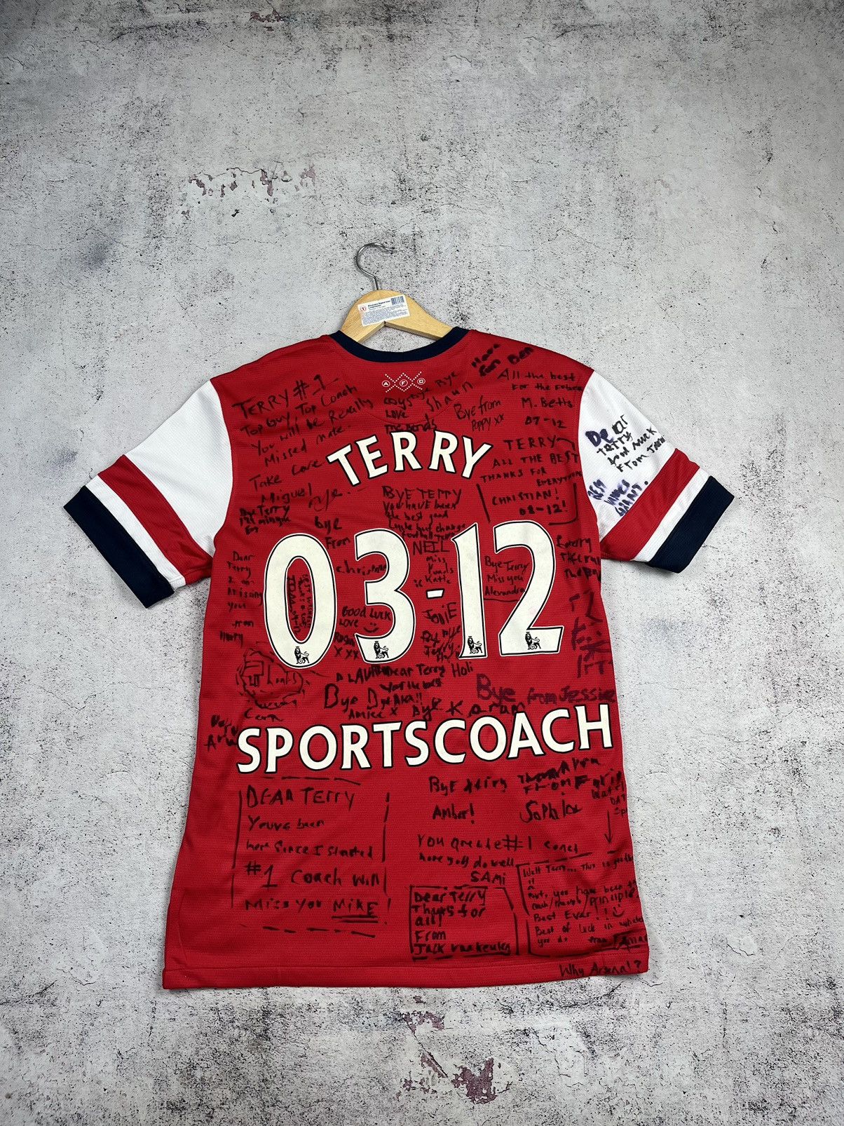 Nike ARSENAL 2012 2014 SOCCER JERSEY NIKE COACH GOALKEEPER TERRY Size US M / EU 48-50 / 2 - 7 Thumbnail
