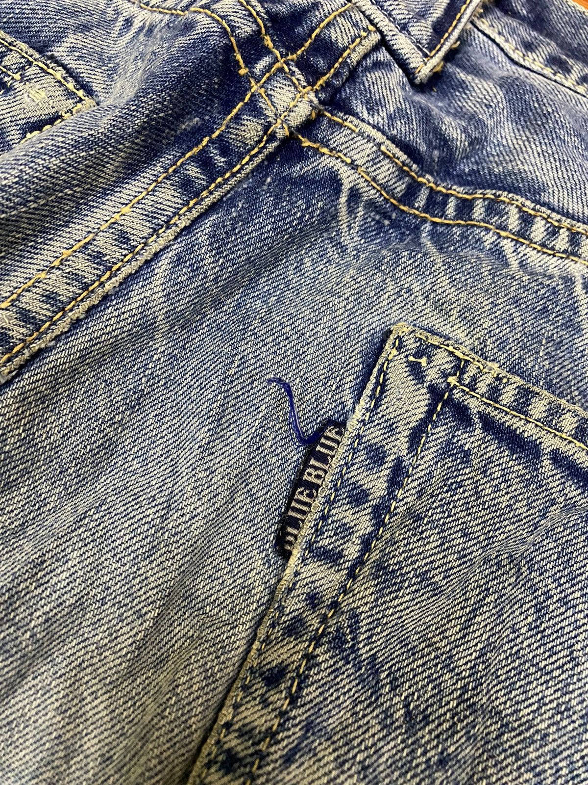 Blue Blue Japan Rare!! Blue Blue Jeans Denim Boro Distressed Style Size US 31 - 13 Thumbnail