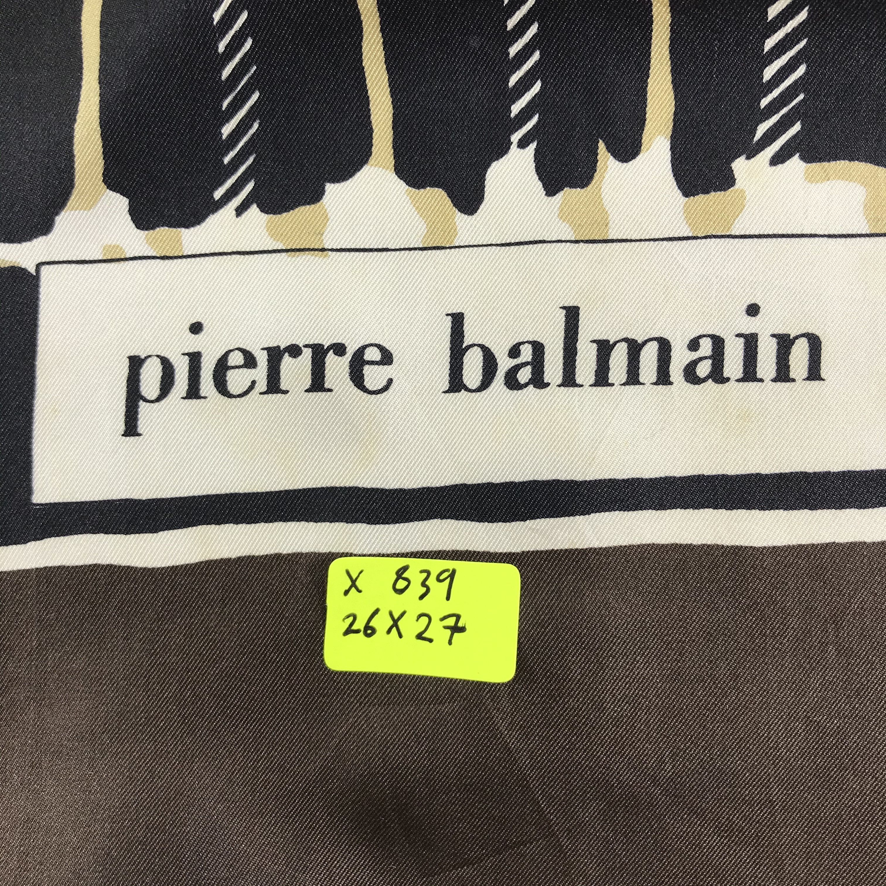 Pierre Balmain Vintage Pierre Balmain Silk Scarf Size ONE SIZE - 7 Thumbnail