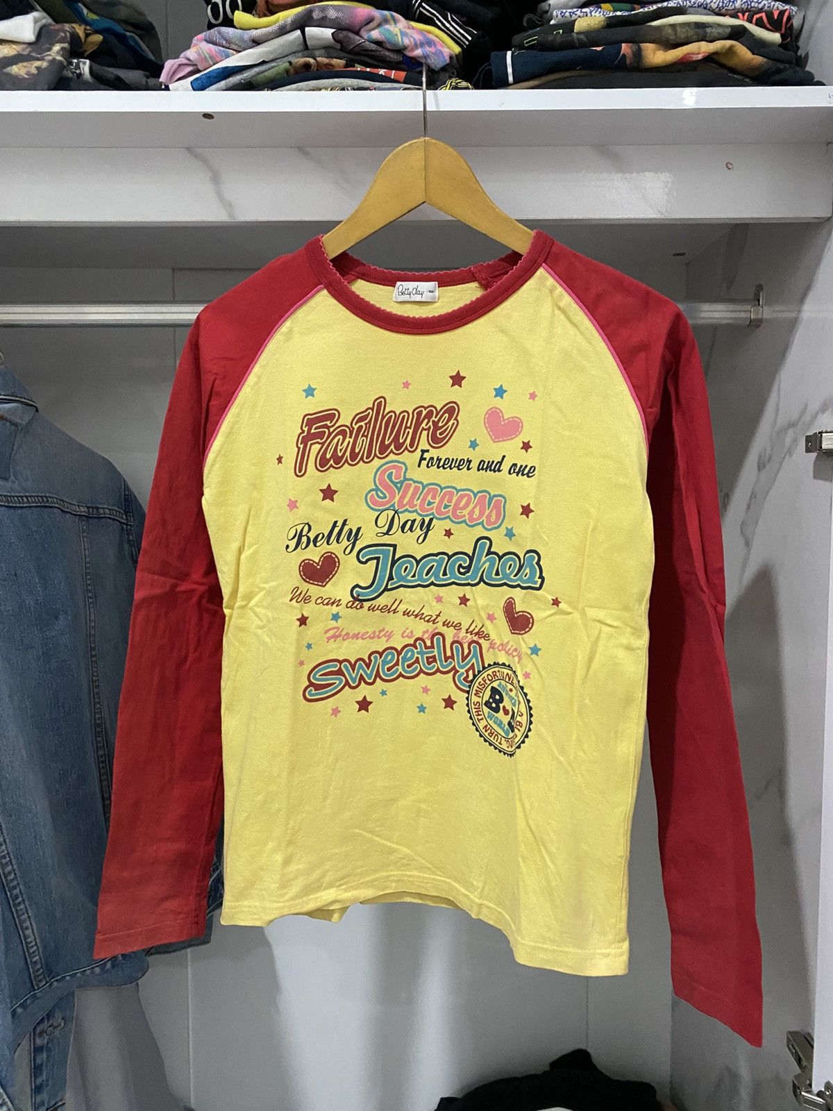 Beauty Beast Betty day japanese cute poem AA0131 Size US S / EU 44-46 / 1 - 1 Thumbnail