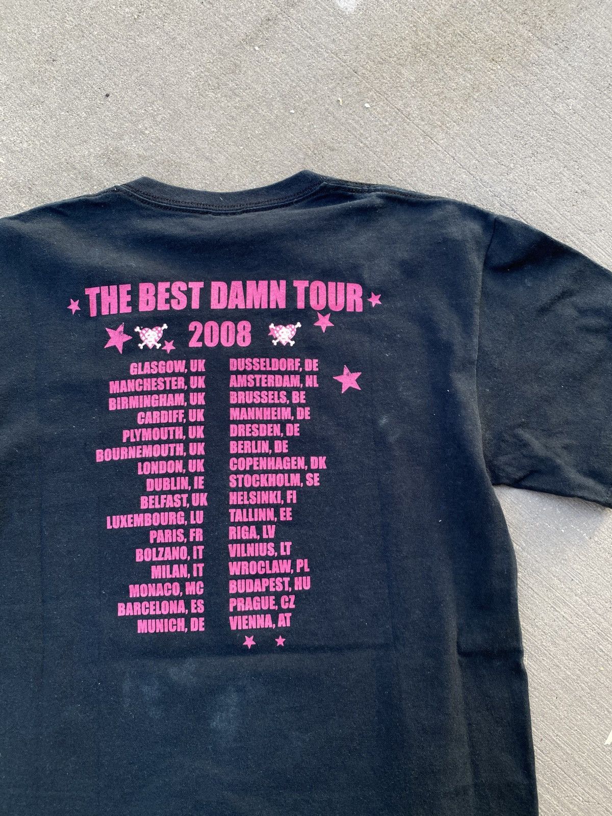 Band Tees Vintage Avril Lavigne The Best Damn Tour 2008 Size US S / EU 44-46 / 1 - 3 Thumbnail