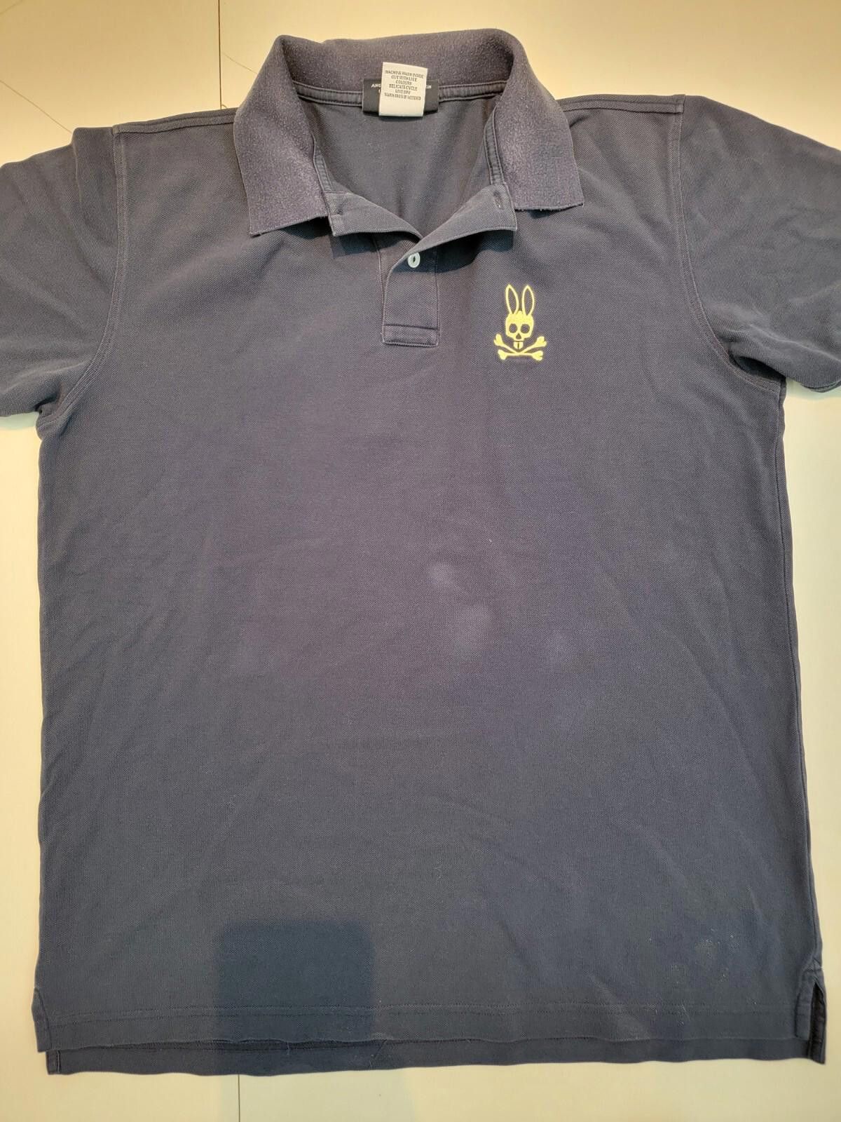 Psycho Bunny Psycho Bunny Men's Golf Polo Shirt Dark Blue size 7 Size US XL / EU 56 / 4 - 1 Thumbnail