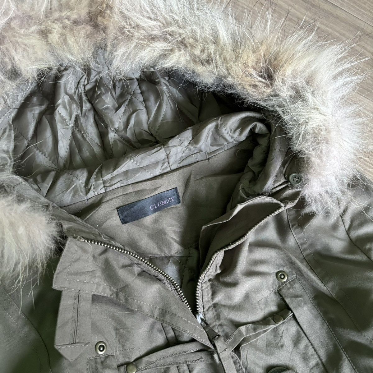 If Six Was Nine × Japanese Brand × Le Grande Bleu (L.G.B.) 2000s Kmrii style Clumzy Ifsixwasnine fur jacket japan Size US M / EU 48-50 / 2 - 3 Thumbnail