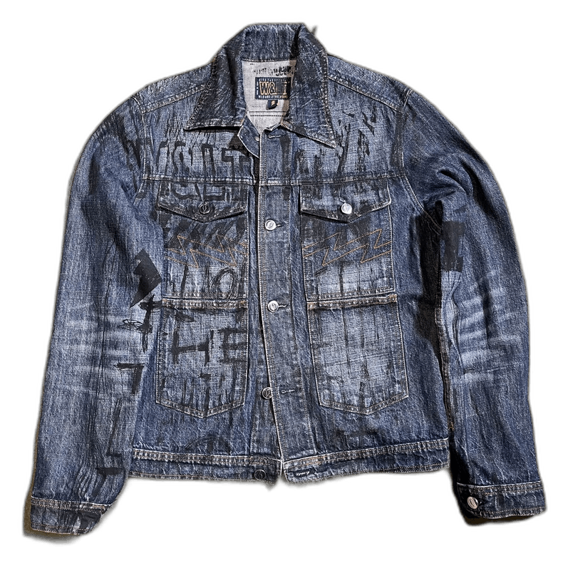 Walter Van Beirendonck Vintage Walter Van Beirendonck Denim Jacket 1999 Size US M / EU 48-50 / 2 - 1 Thumbnail