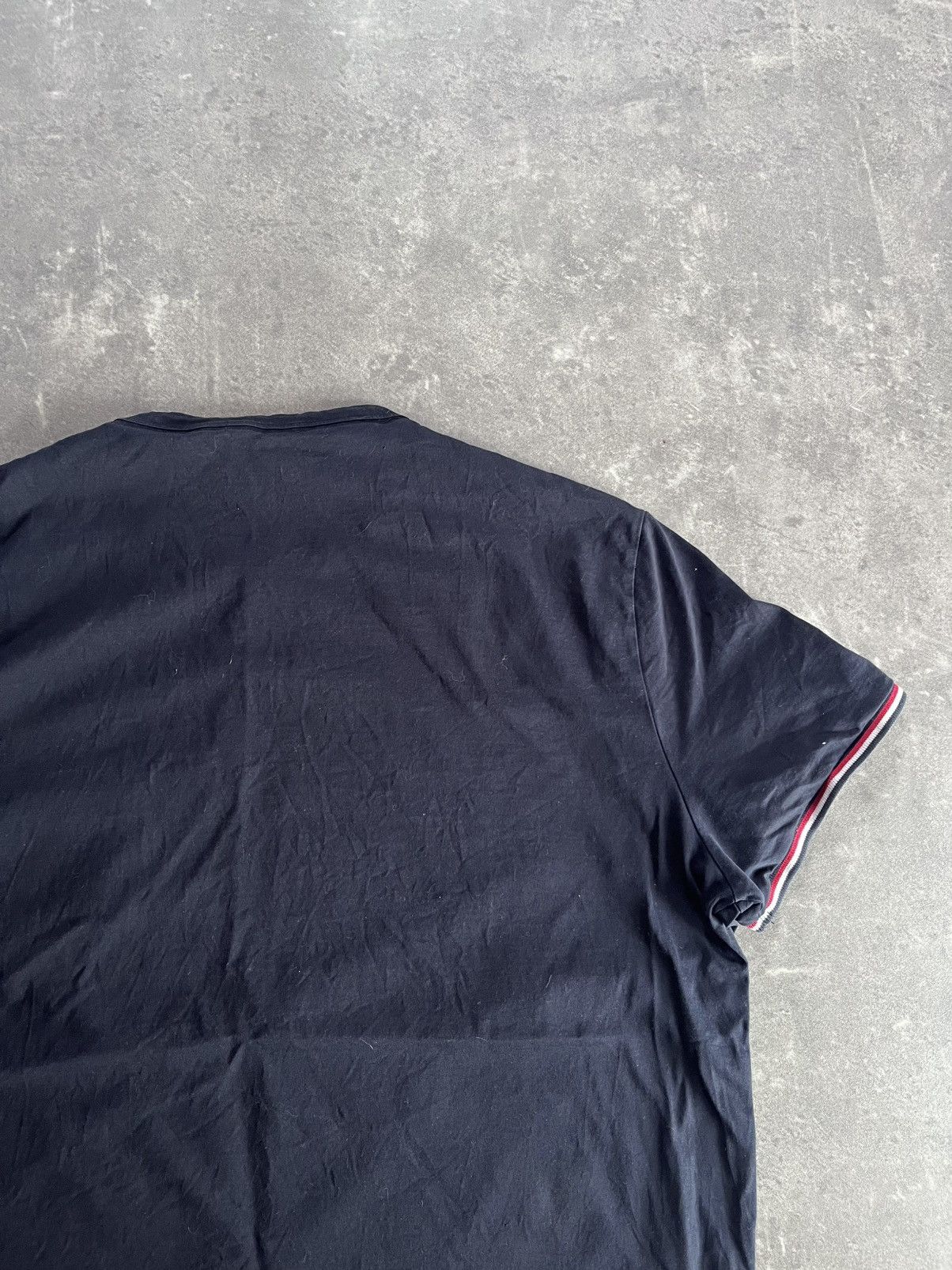 Moncler Moncler Maglia Patch Logo Navy Blue Pocket Tee L XL Size US XL / EU 56 / 4 - 15 Thumbnail