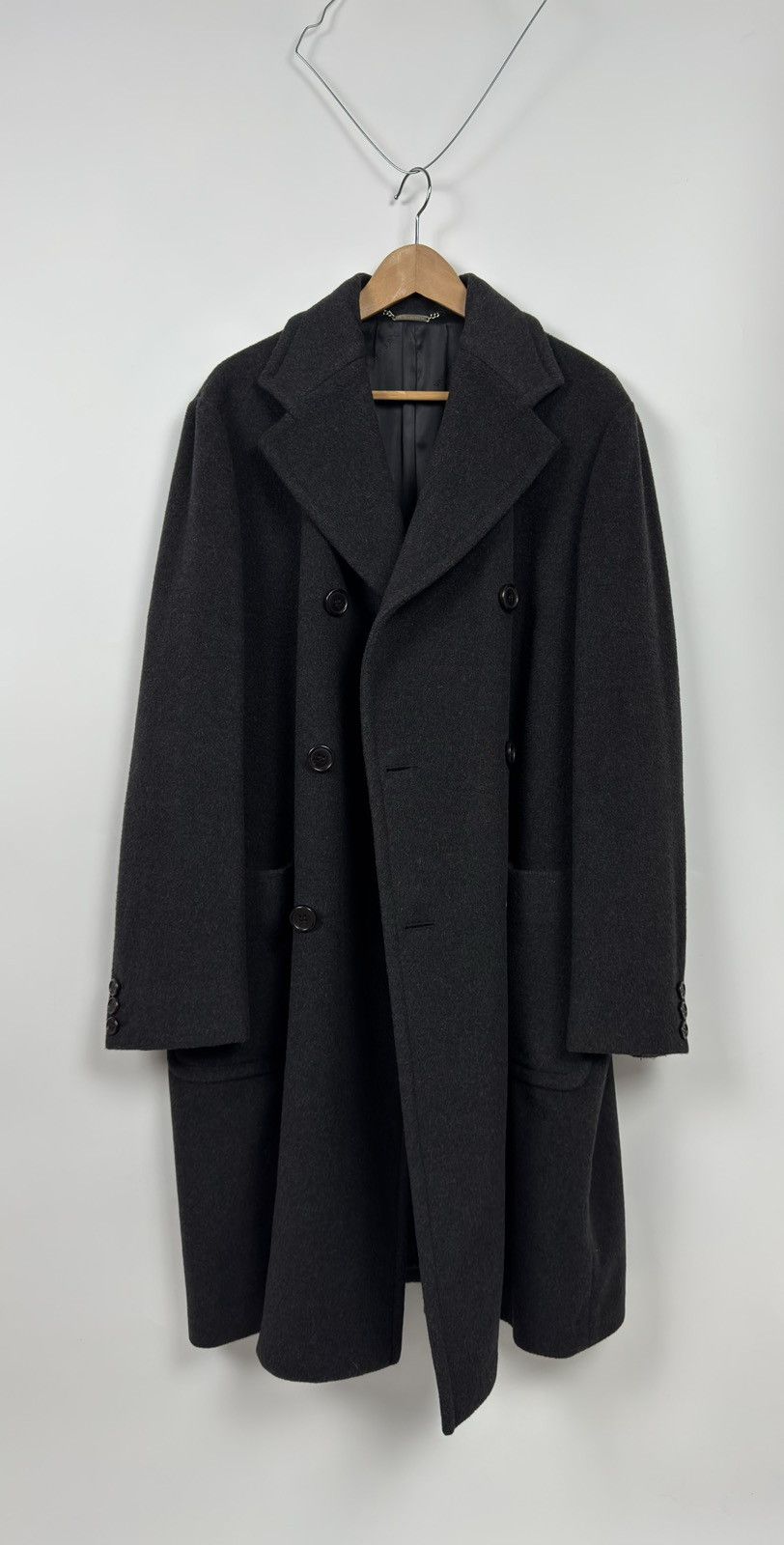Dolce & Gabbana Dolce& Gabbana Heavy Wool Black Double-Breasted Coat Size US M / EU 48-50 / 2 - 6 Thumbnail