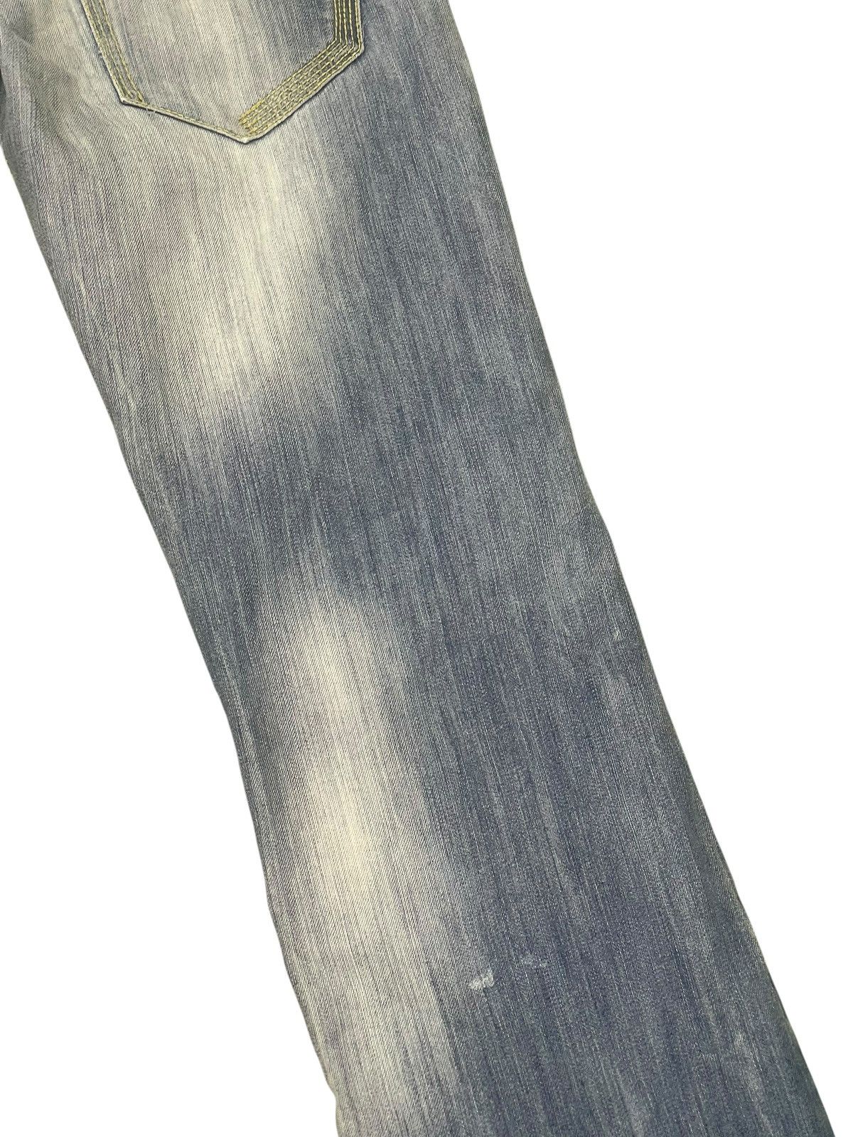 Japanese Brand Flare Jeans Denim Co Faded Distress Boot Cut 2🟦3 Size US 32 / EU 48 - 6 Thumbnail