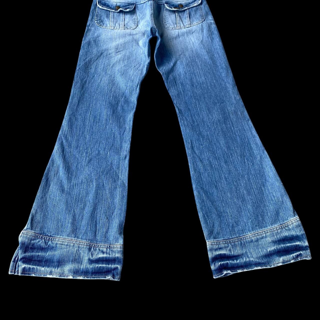 Lee RARE Vintage Lee Riders Button Slit Flare Jean-70s/80s Style Size US 29 - 13 Thumbnail