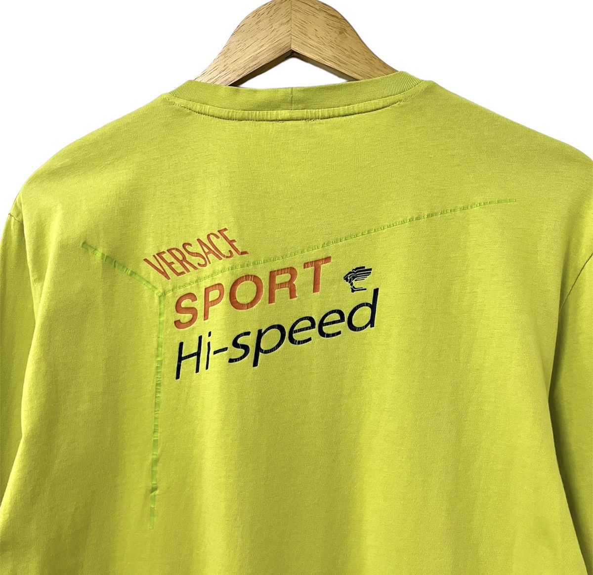 Versace VERSACE SPORT HI SPEED DESIGNER BRAND LONGSLEEVE TSHIRT Size US L / EU 52-54 / 3 - 9 Thumbnail
