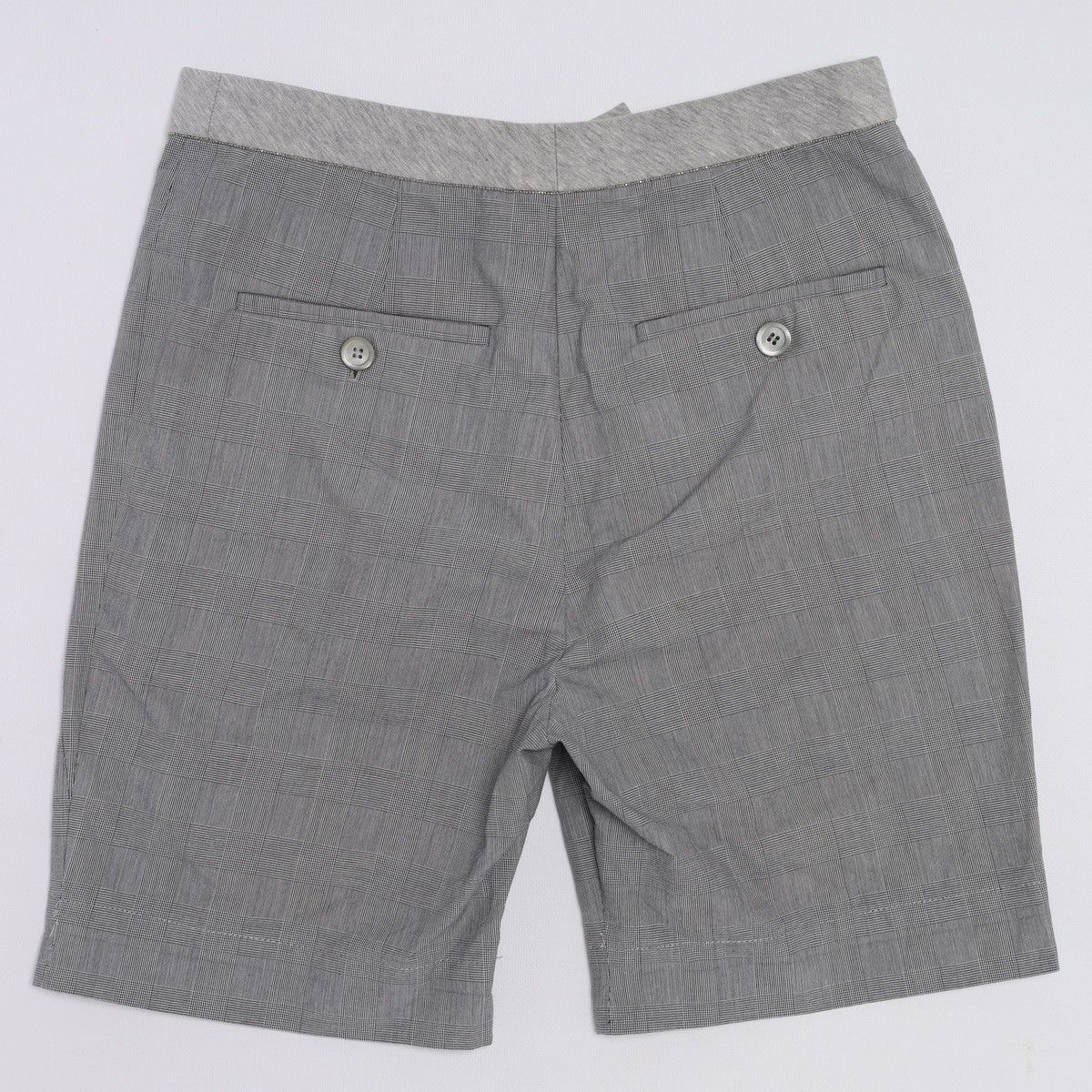 Brunello Cucinelli Brunello Cucinelli Cotton Shorts Grey Plaid Check Size 26" / US 2 / IT 38 - 6 Thumbnail