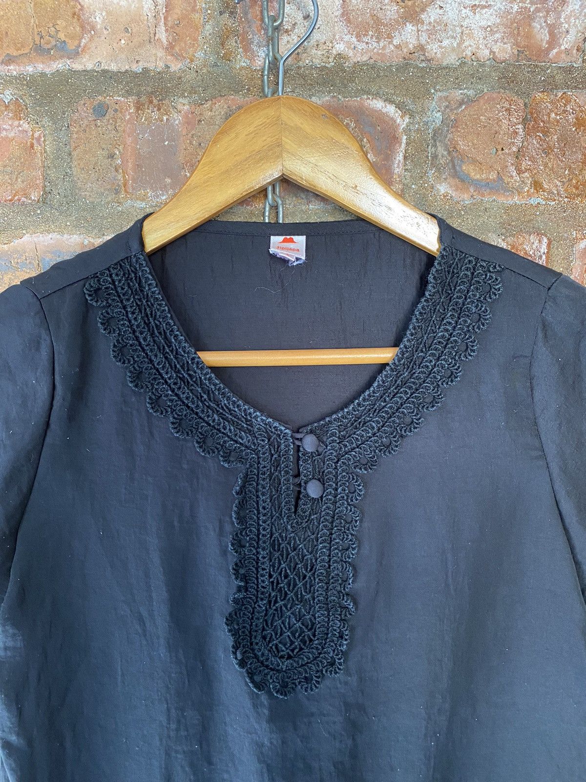 If Six Was Nine × Japanese Brand 2000s JIPIJAPA Neck detailing shirt Size S / US 4 / IT 40 - 3 Thumbnail