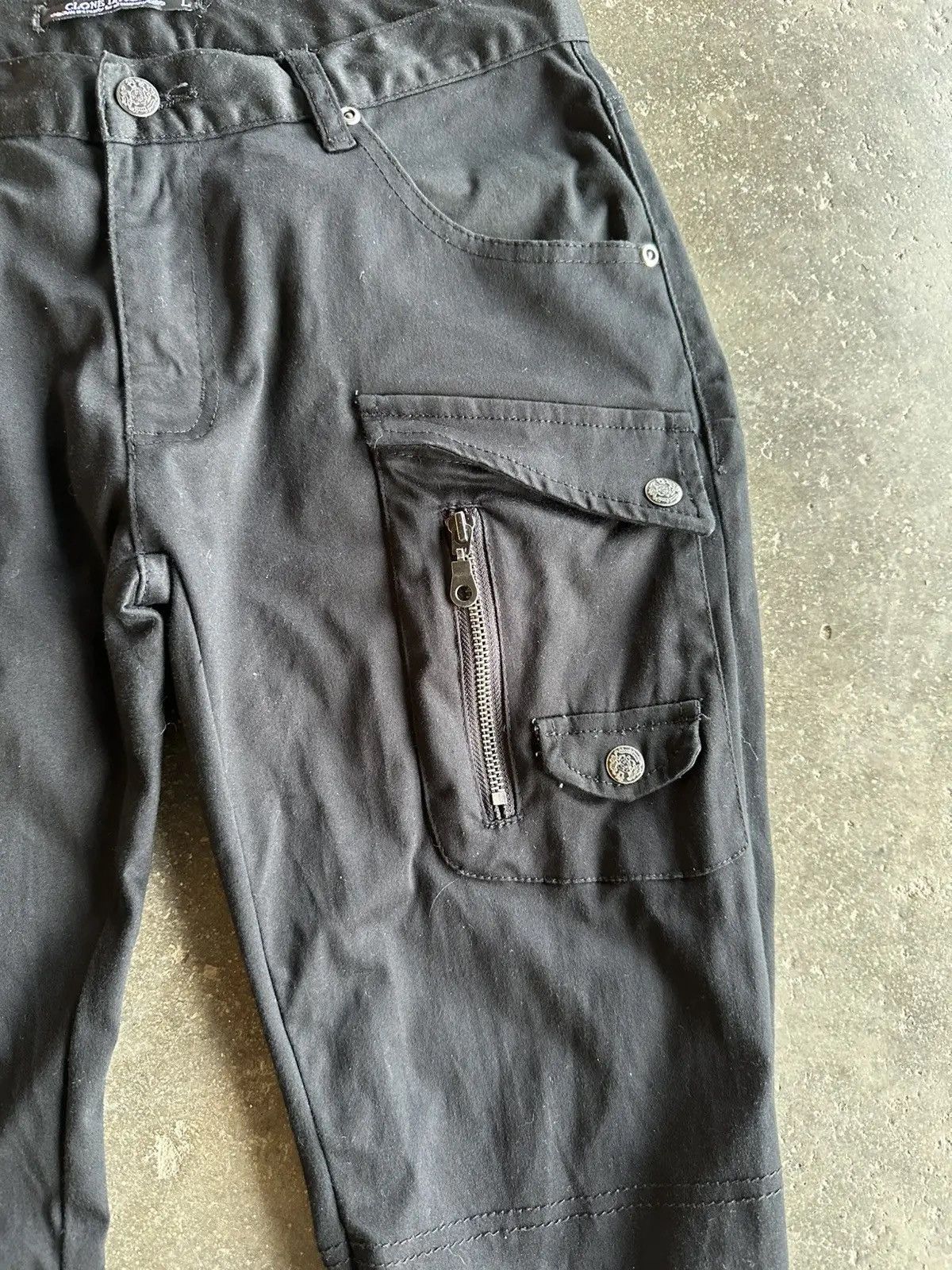 If Six Was Nine W31 L32 🔥 BONDAGE VINTAGE CLONE DEVGRU TROUSERS PUNK PANTS Size US 31 - 7 Thumbnail