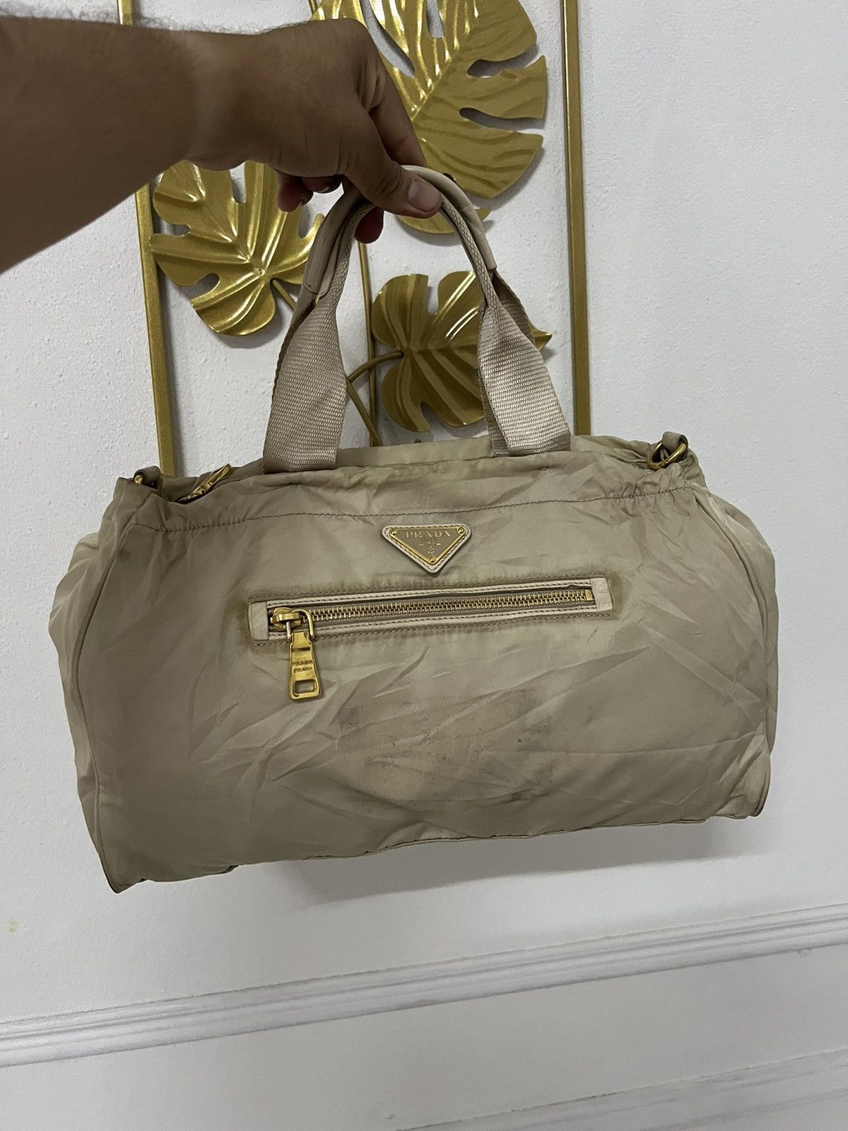 Prada Prada Fabric Handbag Size ONE SIZE - 9 Thumbnail
