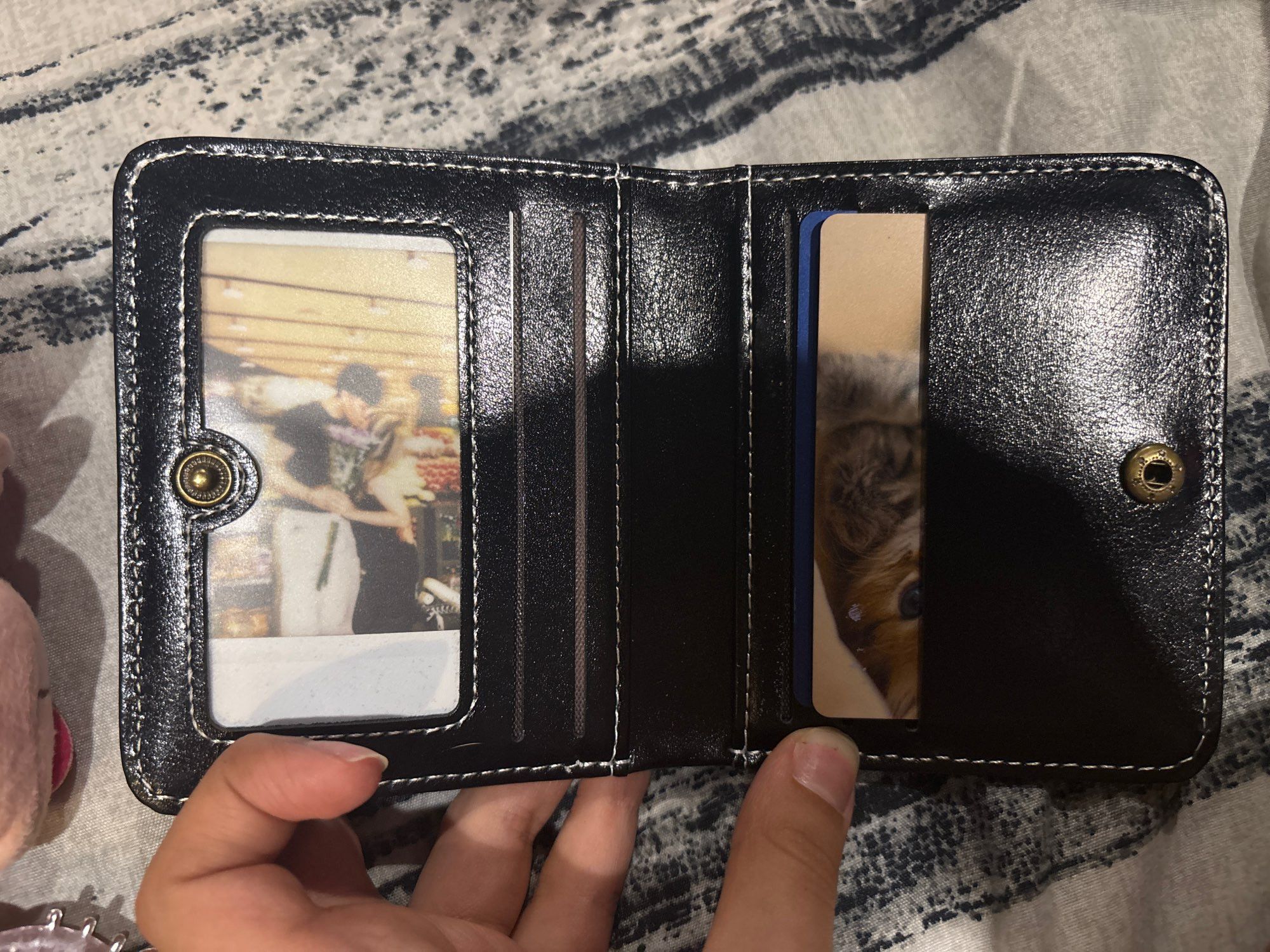Japanese Brand × Vintage Y2K Leather Cross Wallet (black) Size ONE SIZE - 3 Thumbnail
