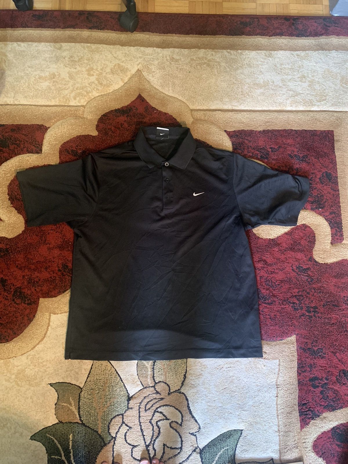 Nike Nike Y2K black golf shirt Size US L / EU 52-54 / 3 - 1 Thumbnail