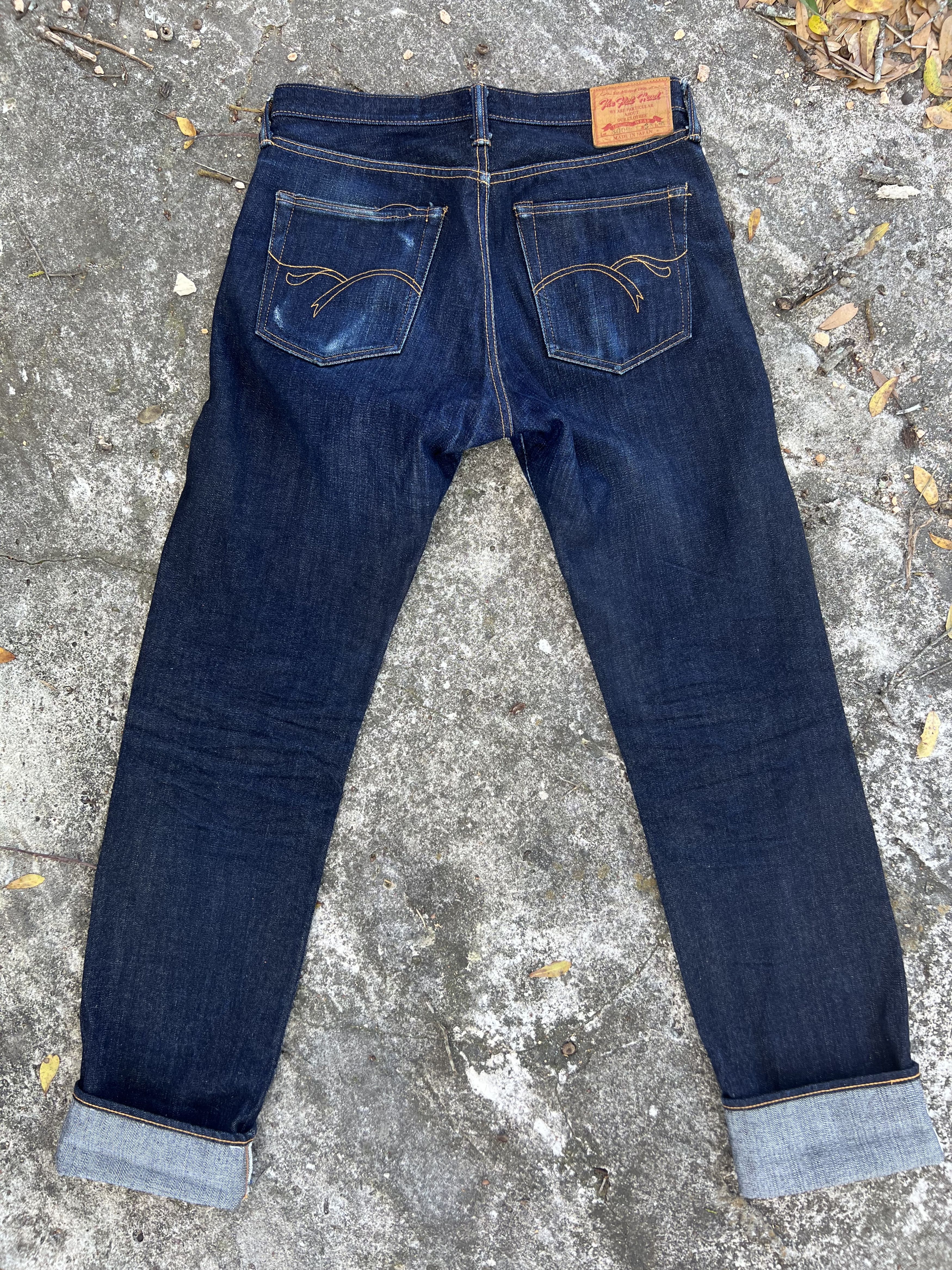 The Flat Head The Flat Head 3009 Made In Japan 14.5oz Selvedge Jeans 33x36 Size US 33 - 15 Thumbnail