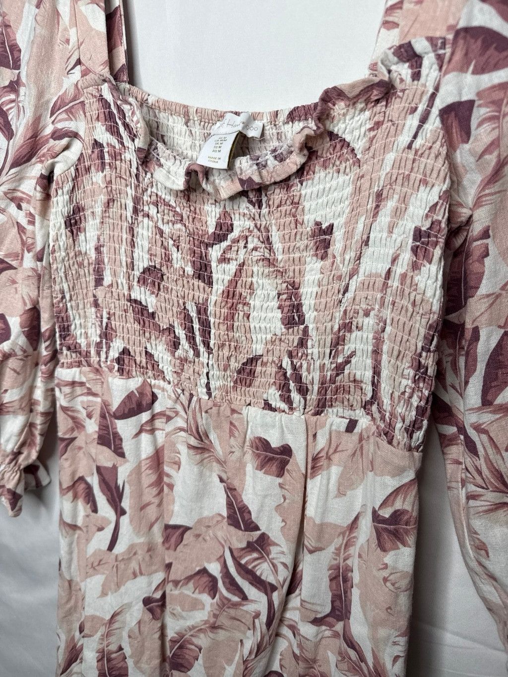 House of Harlow House of Harlow 1960 floral leaves ruffle sleeve dress sz M Size M / US 6-8 / IT 42-44 - 5 Thumbnail
