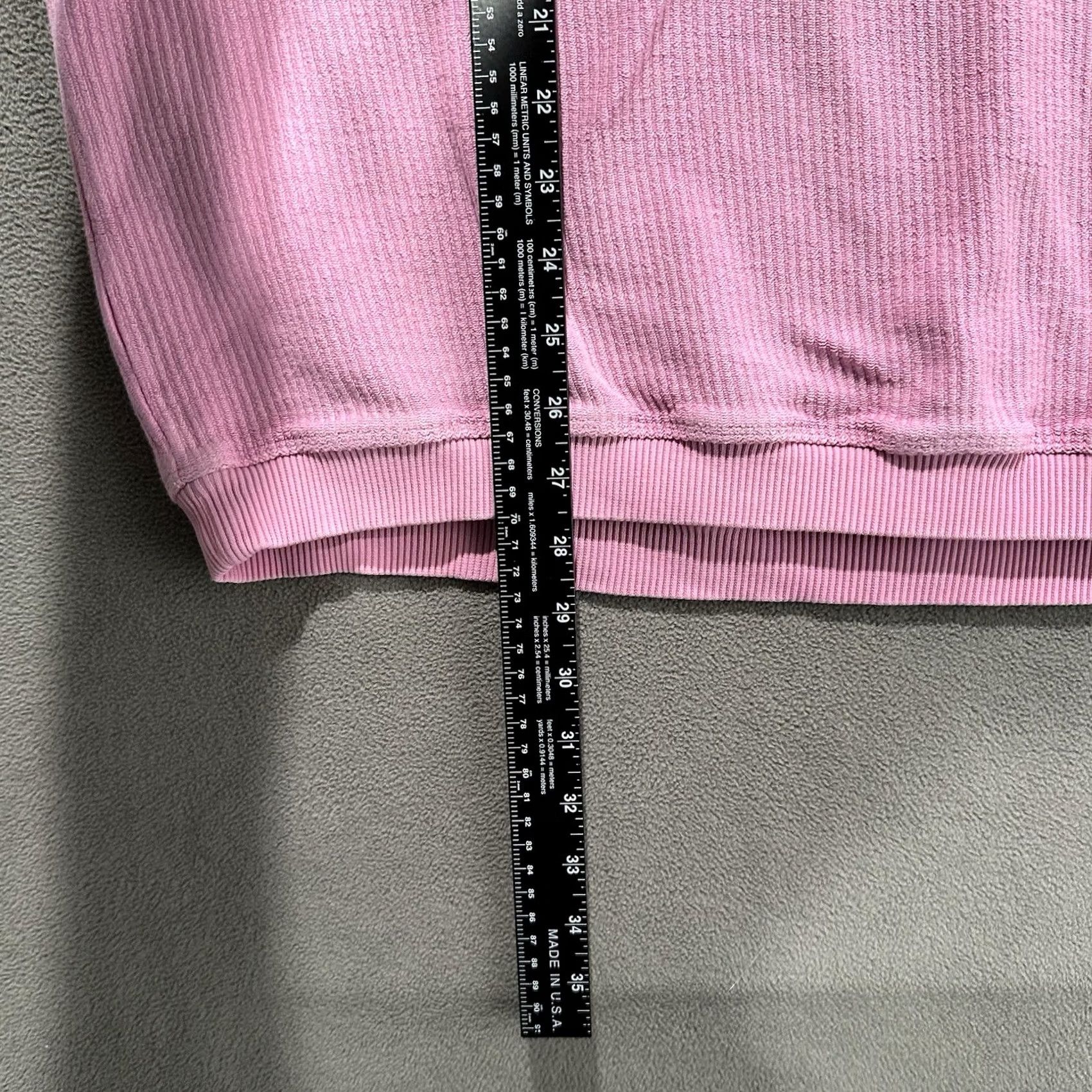 Vintage Aerie Sweater Womens XS Pink Ribbed Knit Oversized Pullover Crew Neck EUC Size XS / US 0-2 / IT 36-38 - 6 Thumbnail