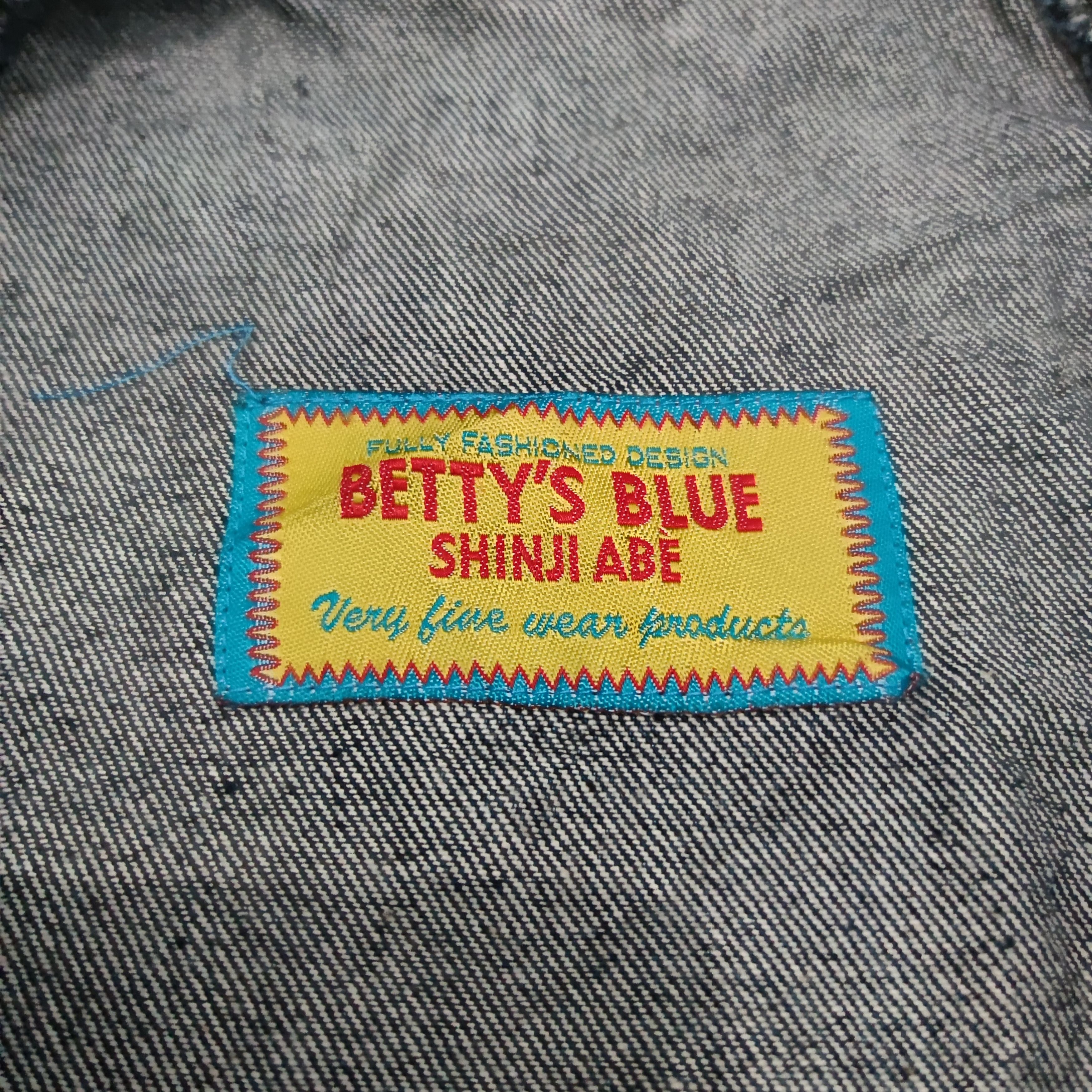 Japanese Brand Vintage Shinji Abe Betty's Blue Denim Jacket Size M / US 6-8 / IT 42-44 - 5 Thumbnail