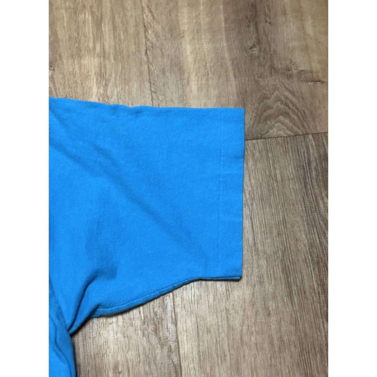 Fruit Of The Loom VINTAGE Fruit of the Loom T-Shirt Mens XL Nature 90s Iridescent Eagle Single Stitch Blue, 90s Mens XL Size US XL / EU 56 / 4 - 5 Thumbnail