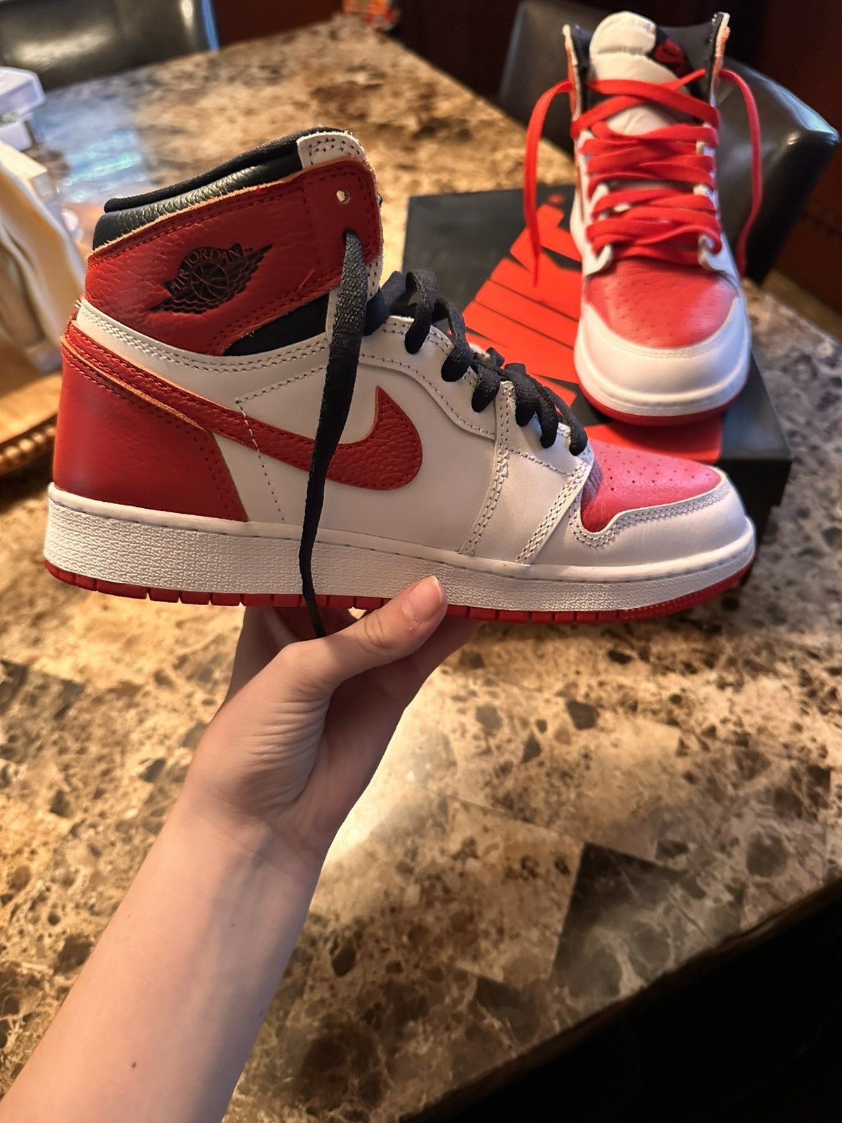 Nike Youth (GS) Nike Air Jordan 1 Heritage Size US 6.5 / EU 39-40 - 7 Thumbnail