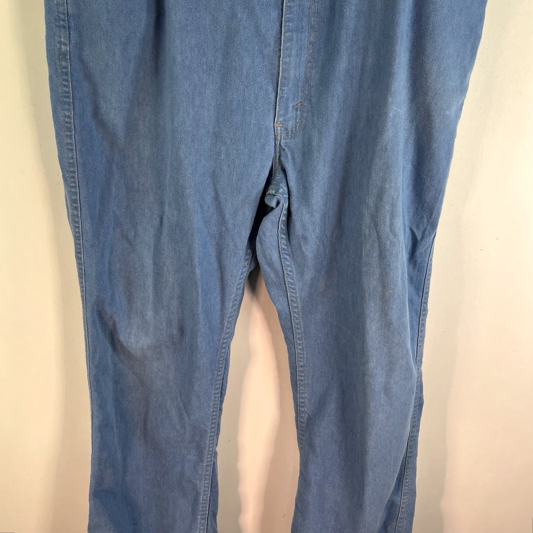 Levi's VINTAGE Levi's Orange Tab Action Denim Jeans 42x32 Blue Mid Rise Stretch 80s 90s Mens Size US 42 / EU 58 - 3 Thumbnail