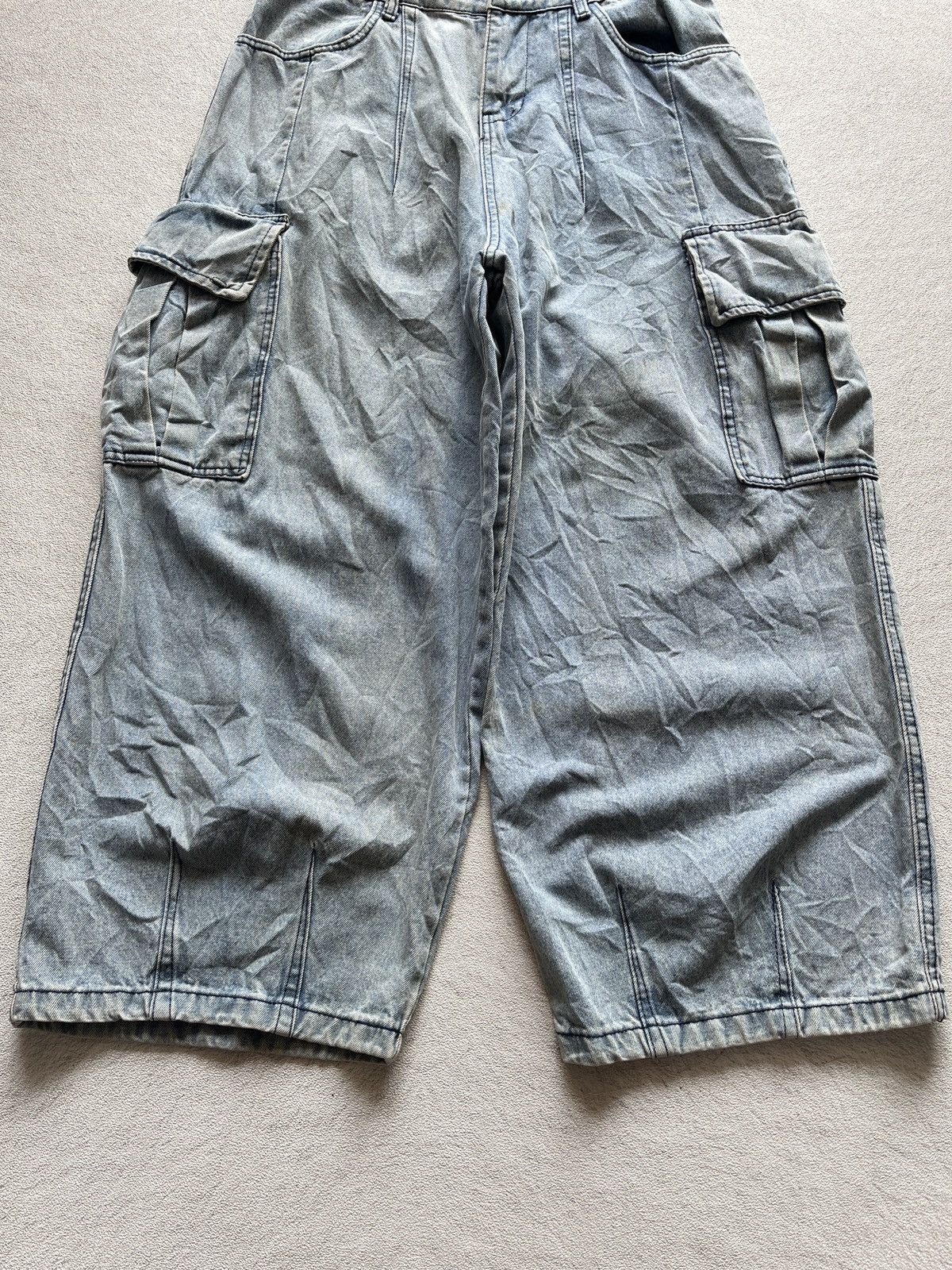 Yohji Yamamoto 2000s Cargo Super Wide Balloon Pants Size US 32 / EU 48 - 3 Thumbnail